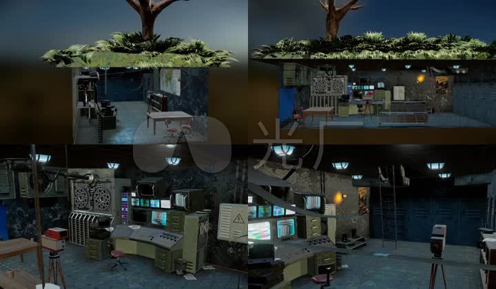 108地下房屋三维模型(fbx)