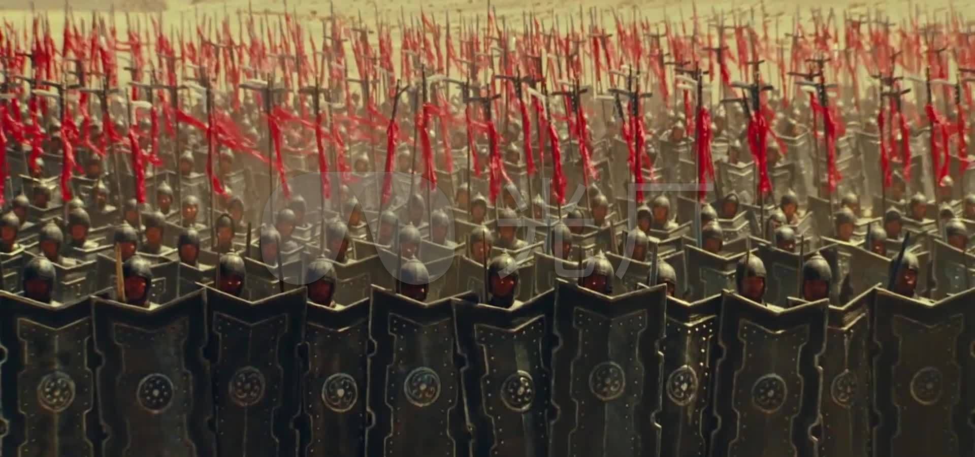 cg动画模拟古代战争攻城_1920x900_高清视频素材下载