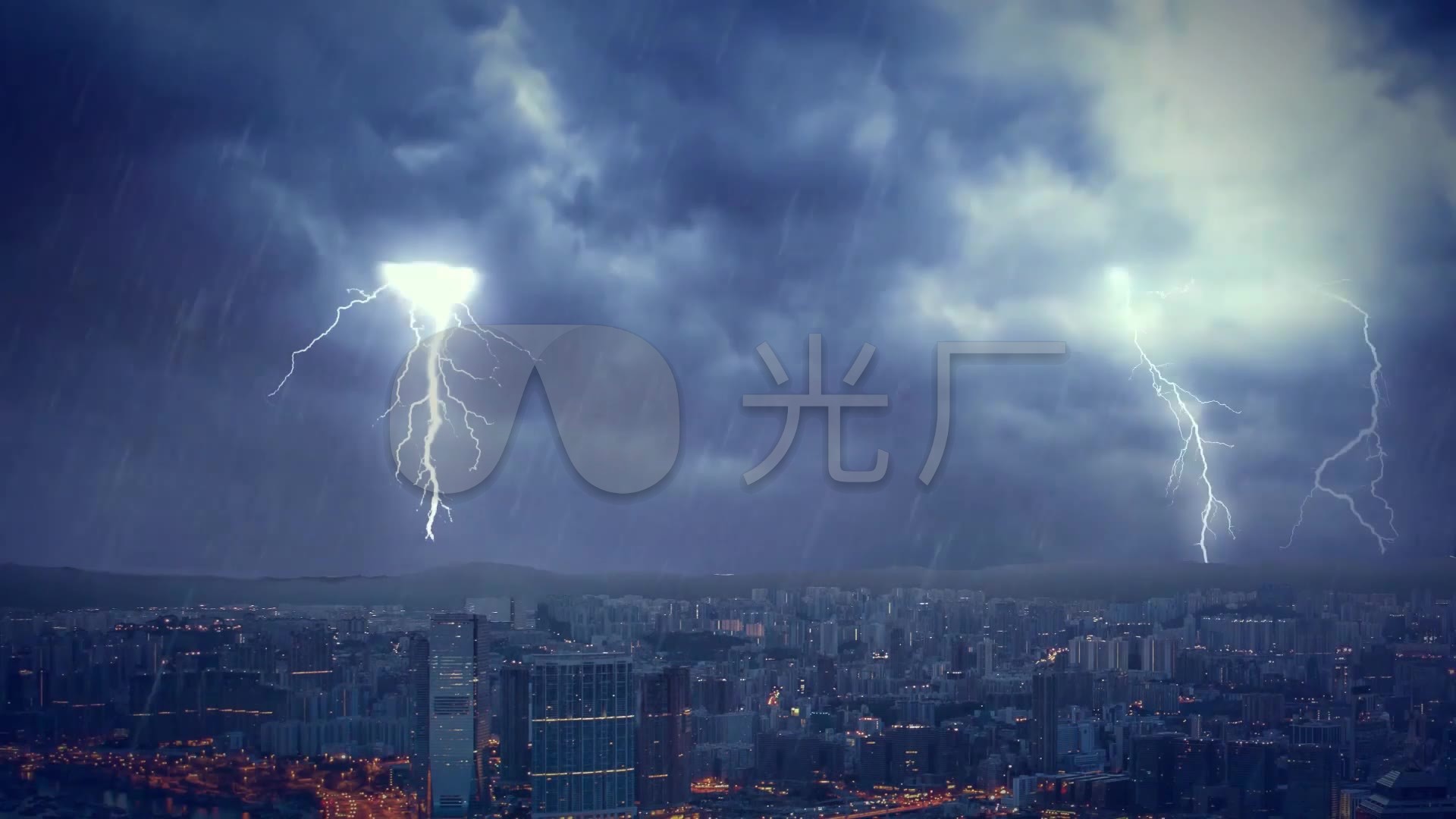 暴雨台风洪水_1920x1080_高清视频素材下载(编号:)