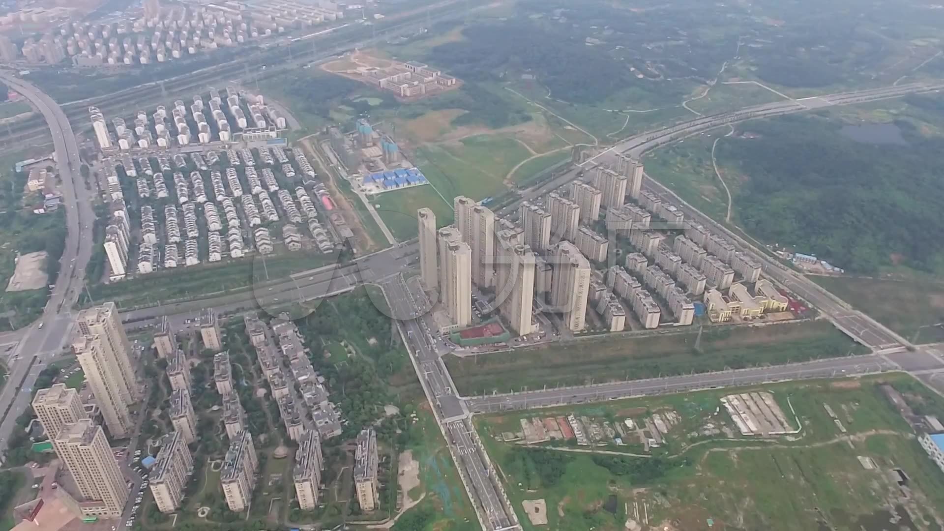 航拍镇江官塘新城_1920x1080_高清视频素材下载(编号:2898394)_实拍