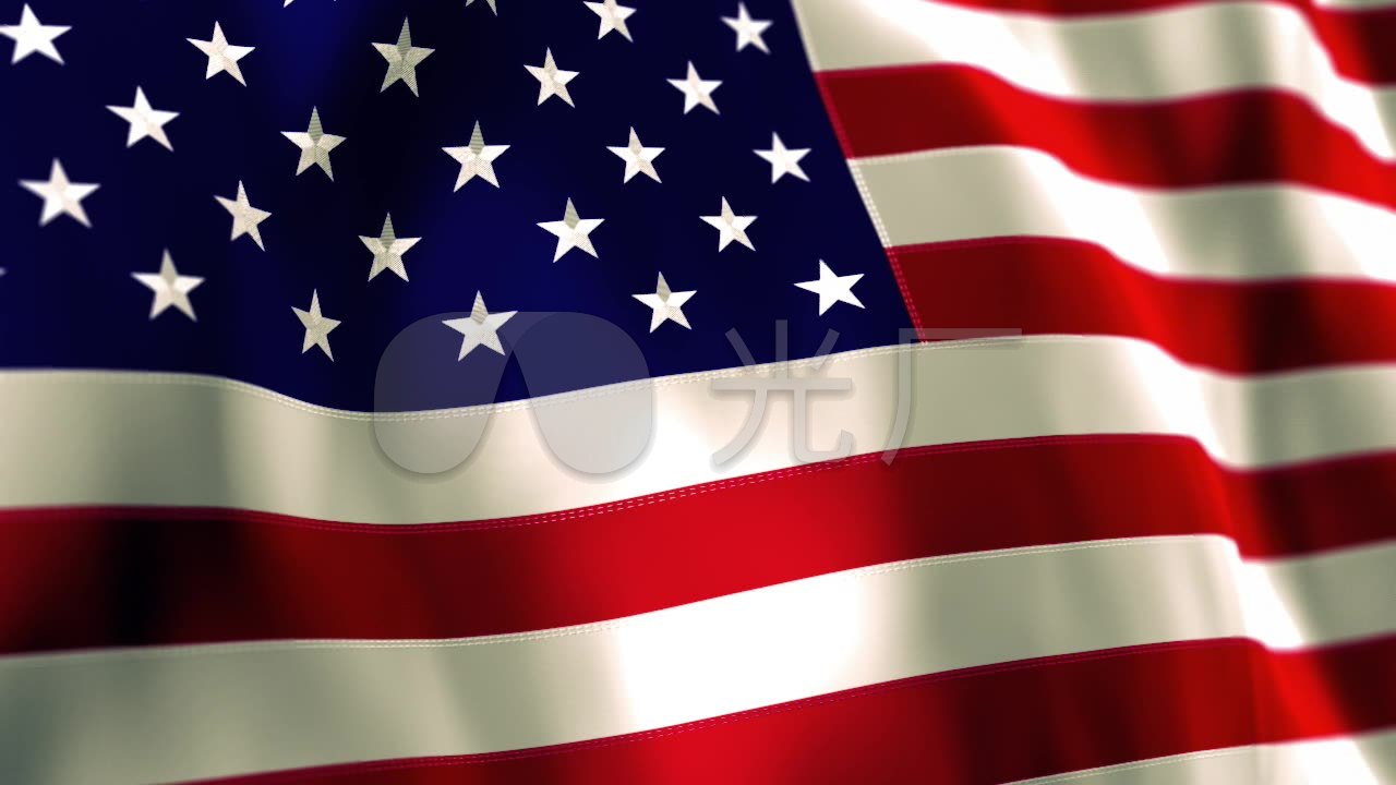 美国国旗_1280x720_高清视频素材下载(编号:2932958)