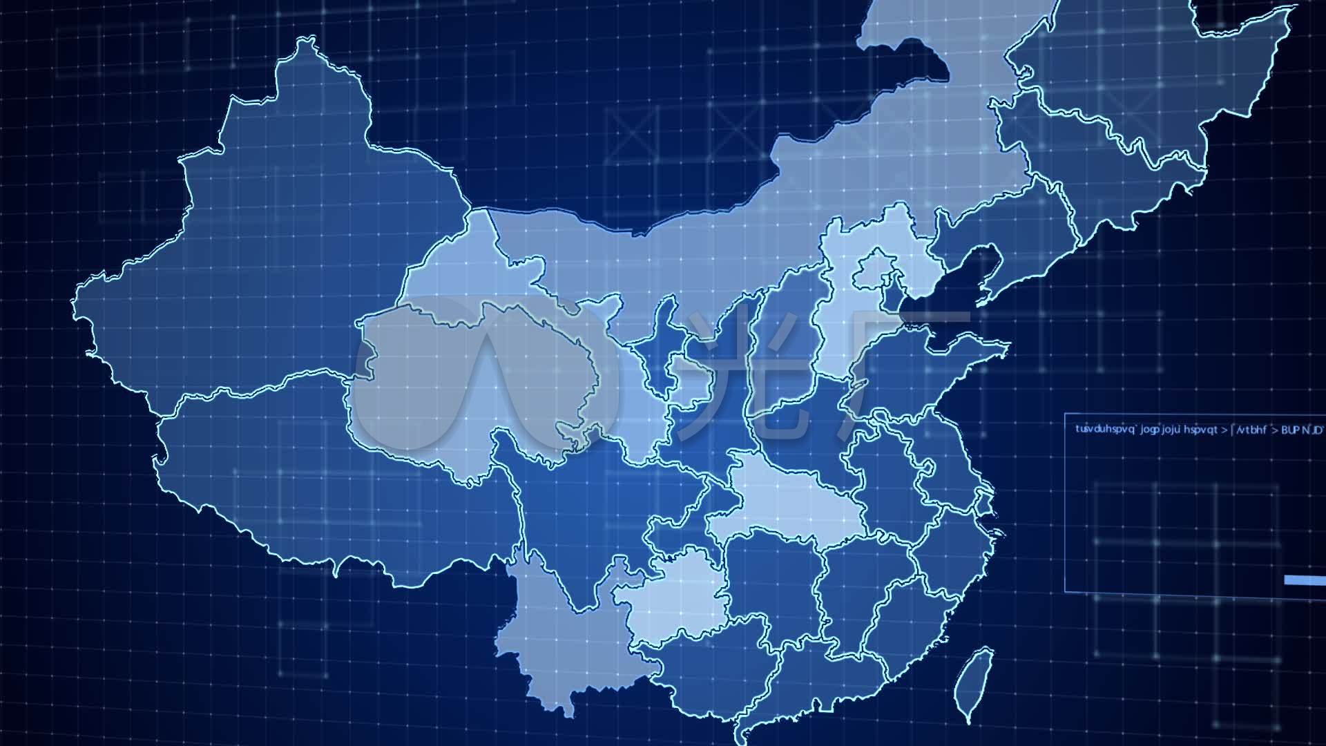 原创中国地图商务科技AE模版_1下载(编号:29