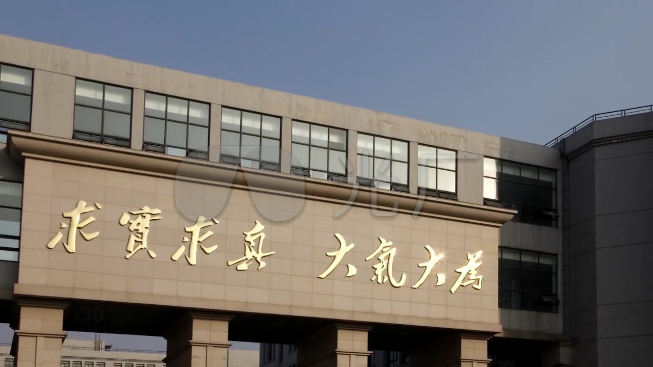 成都电子科大学校园风光光影流动校园