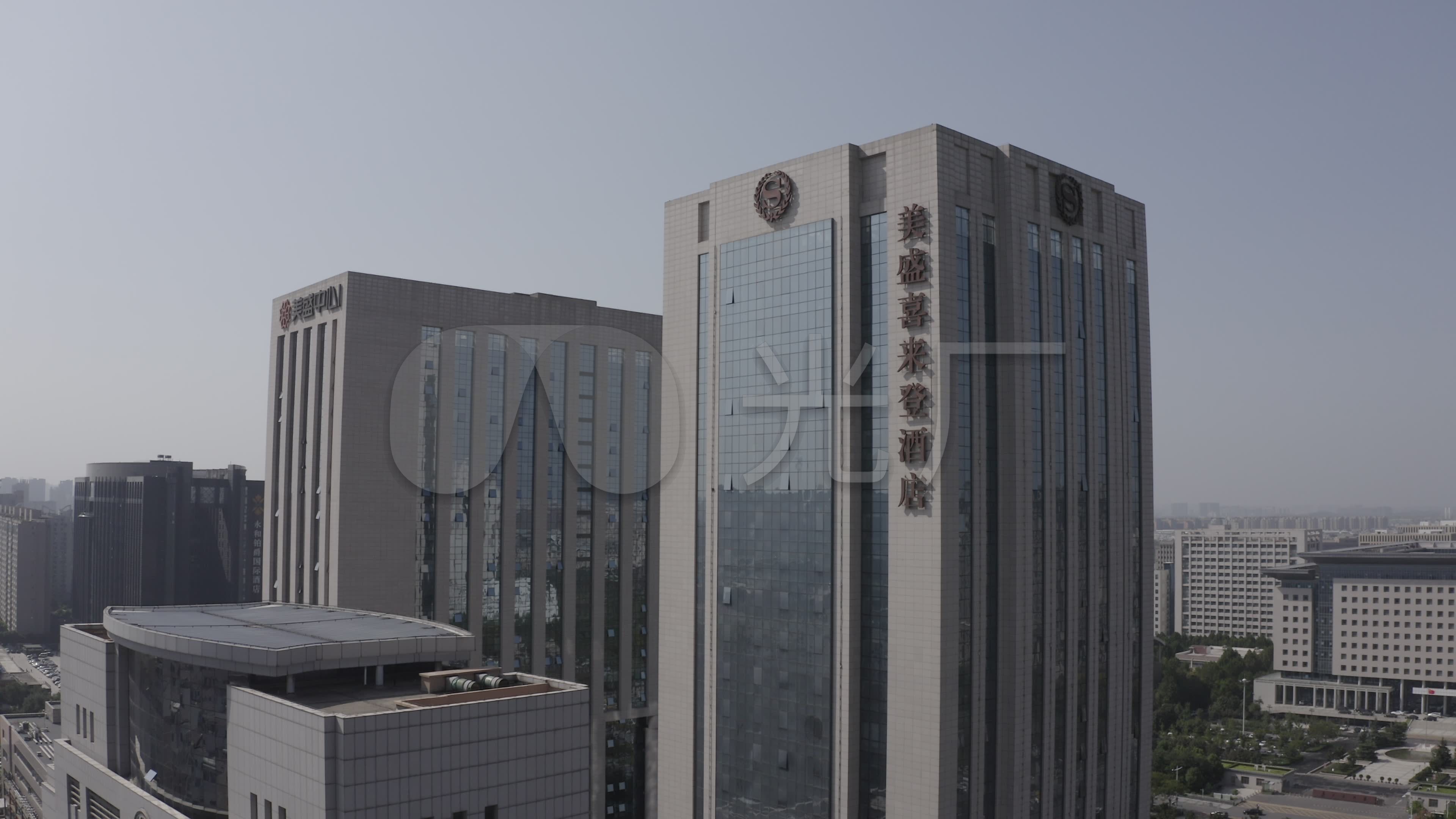 4k-log郑州喜来登酒店航拍