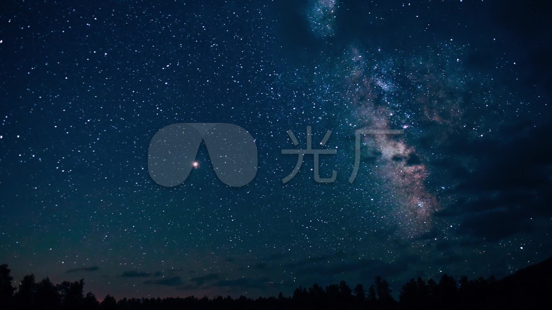 夜空中最亮的星-灿烂星河_1920x1080_高清视频素材(:)