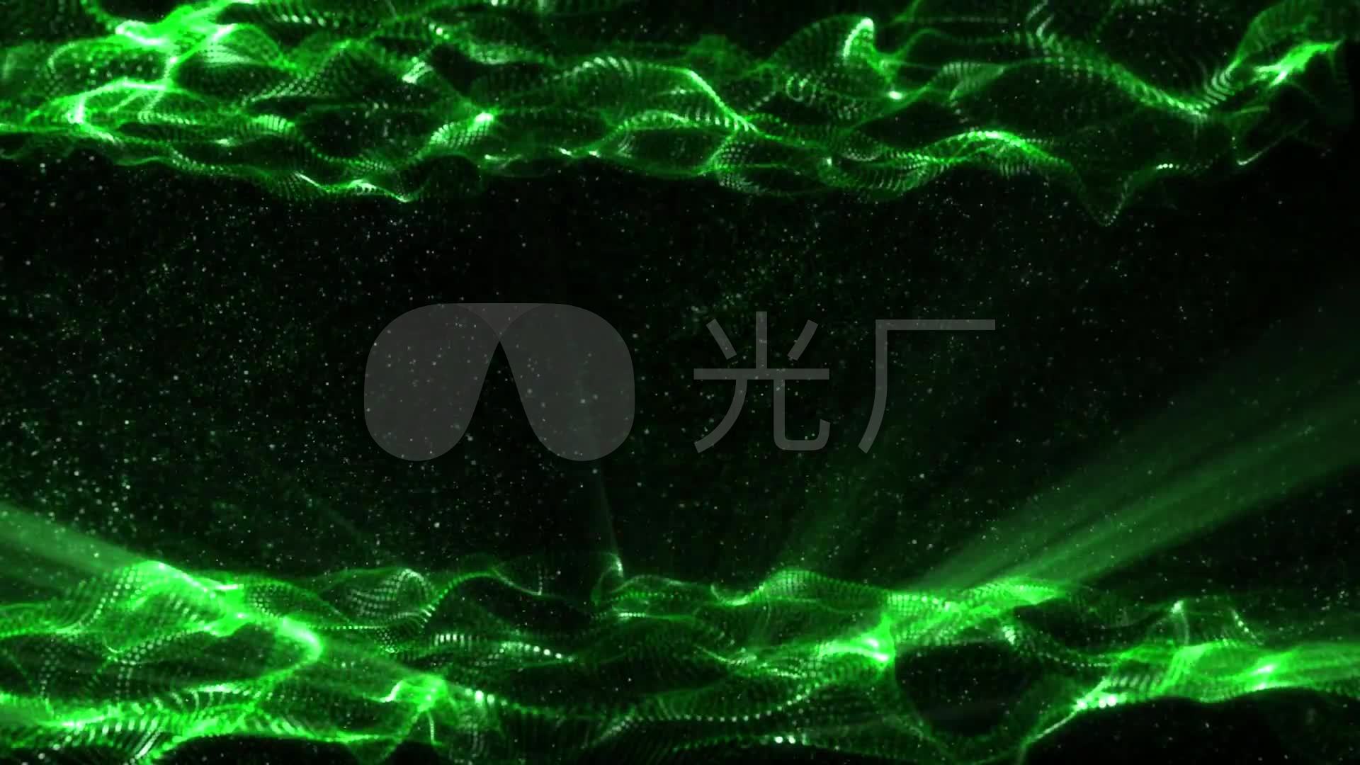 梦幻绿光绿色天地背景