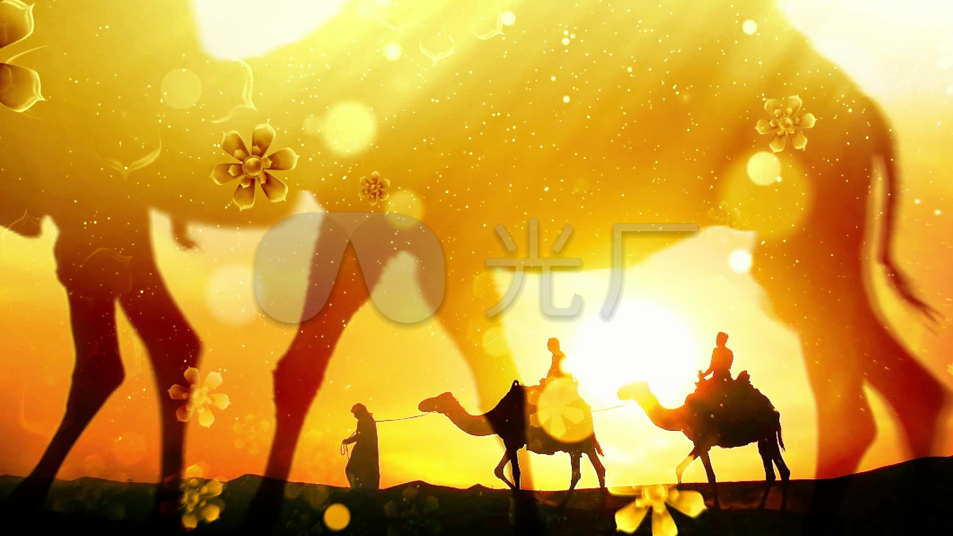驼铃刀郎配乐成品歌曲背景_1920x1080_高清视频素材下载(编号:2969826