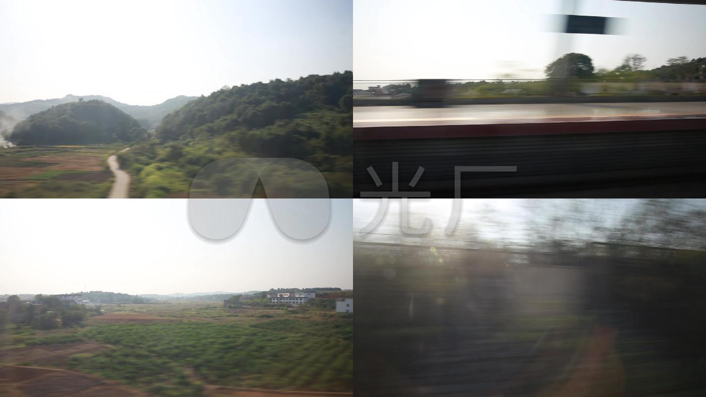 高铁车窗外120秒