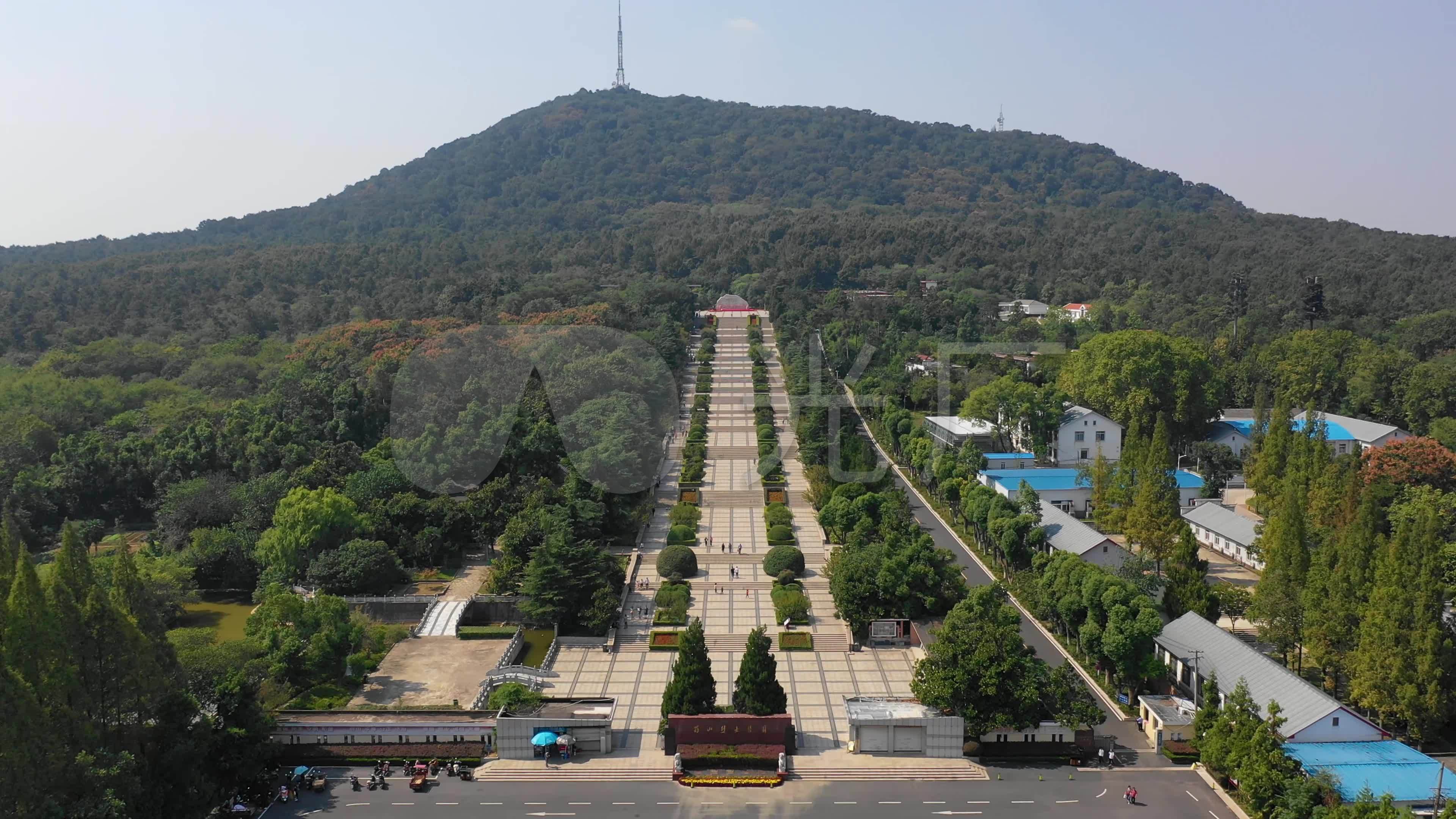 蜀山烈士陵园_3840x2160_高清视频素材下载(编号:)