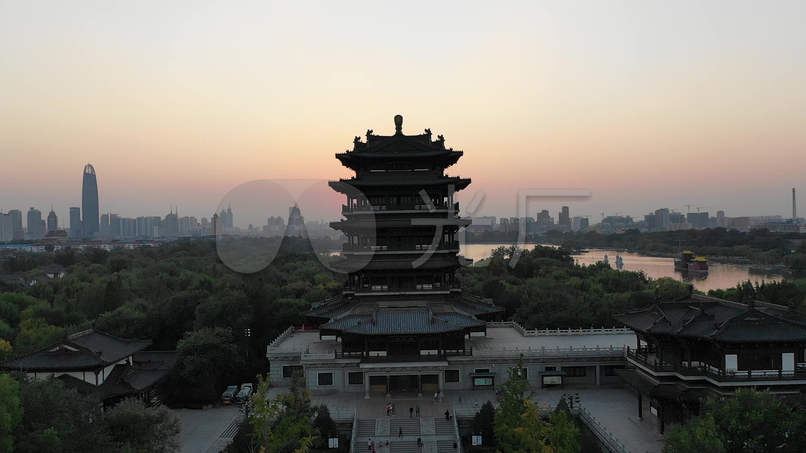 济南大明湖超然楼_2688x1512_高清视频素材下载(编号:2978731)_实拍