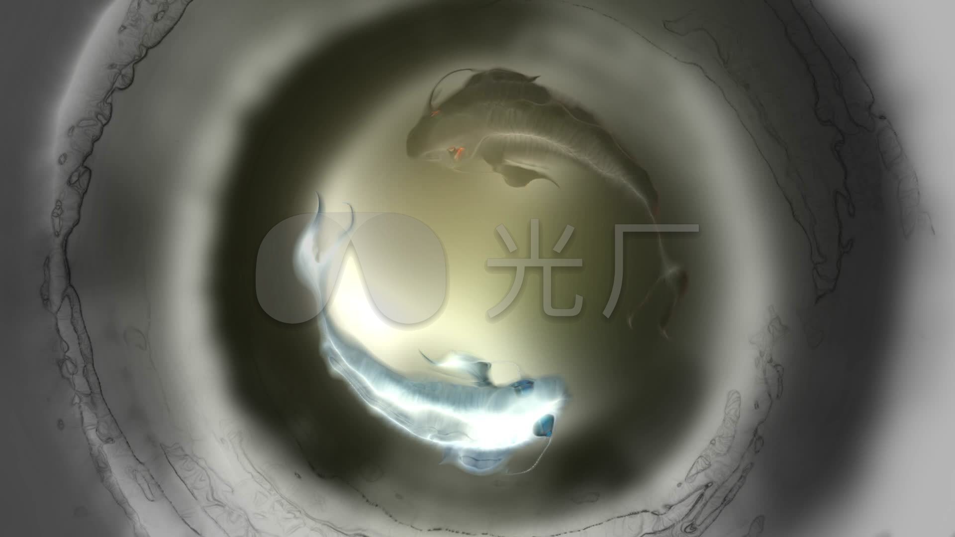 太极阴阳鱼_1920x1080_高清视频素材下载(编号:)_舞台