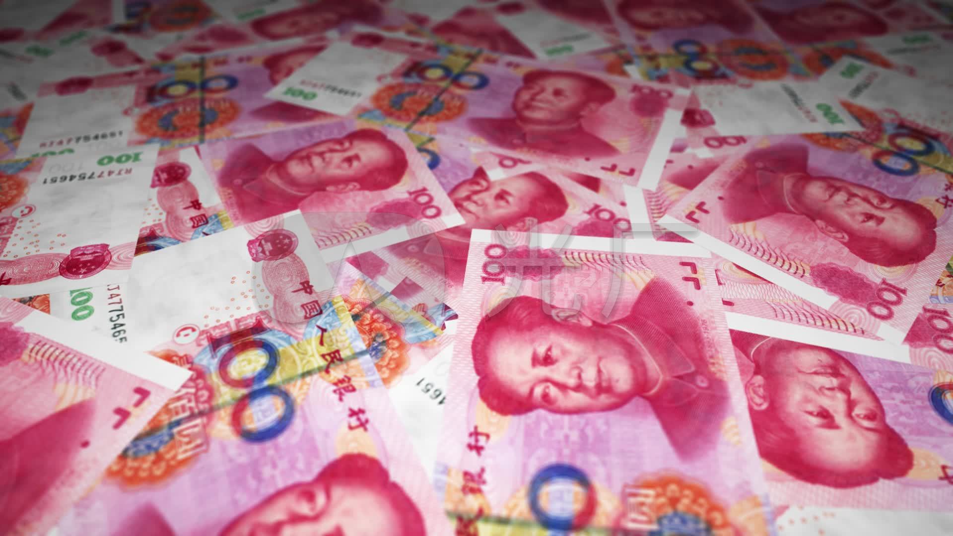 人民币200元新钞,人民币200元新钞图片 人民币钞票炫富循环视频素材_1920x1080_高清视频素材