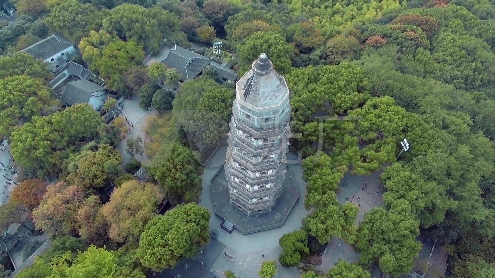 航拍苏州-虎丘剑池-苏州旅游宣传片_1920x1080_高清