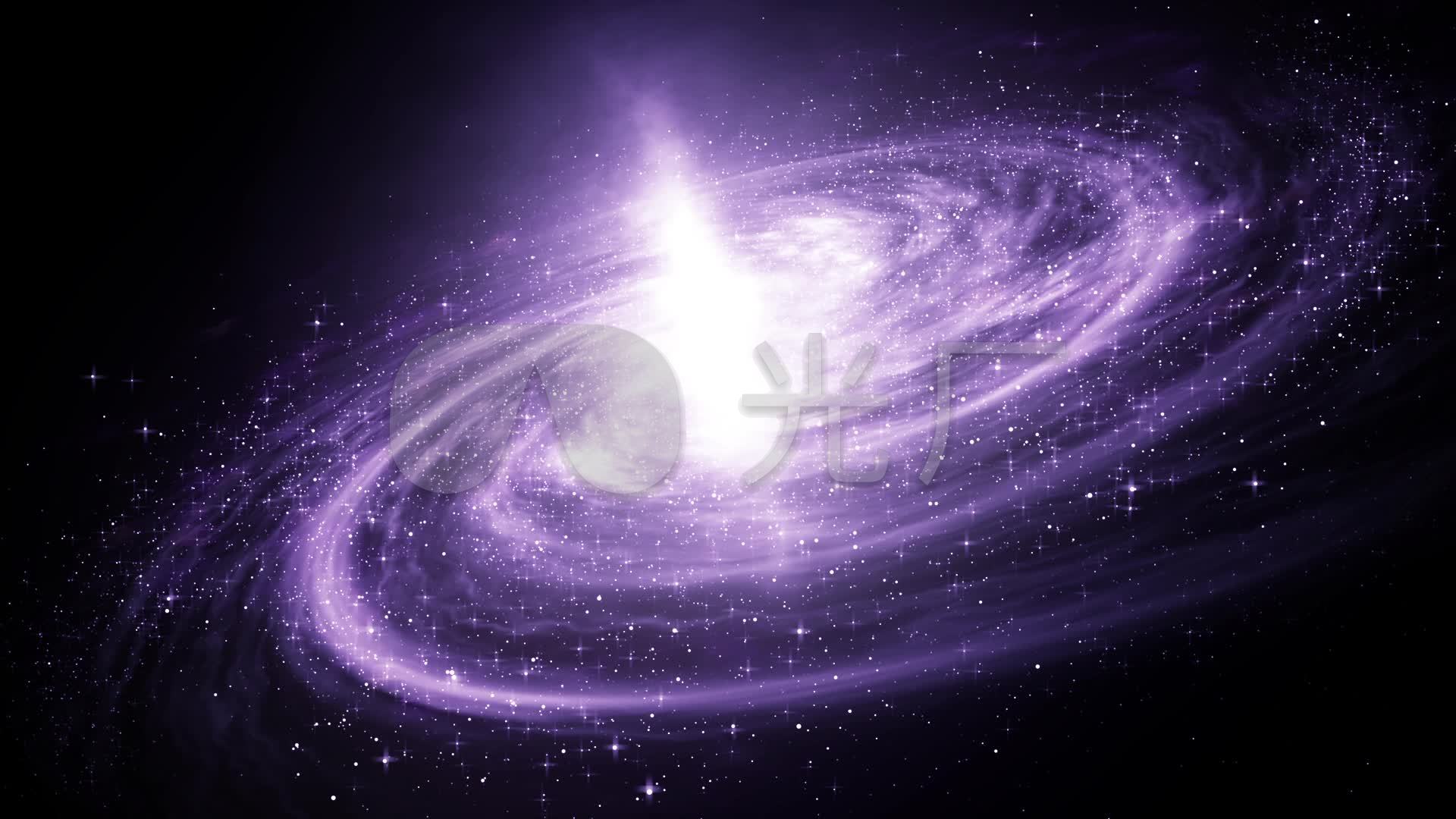 唯美宇宙星云旋转_1920x1080_高清视频素材下载(编号