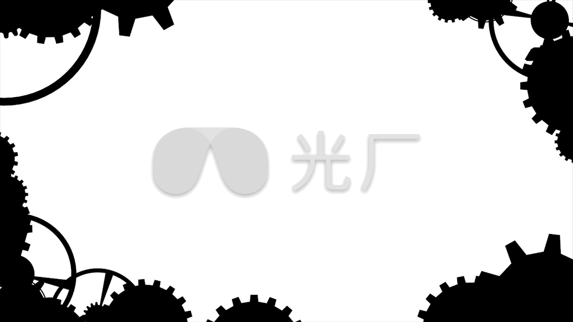 画框特效字幕背景机械转动背景_1920x1080_高清视频素材下载(编号