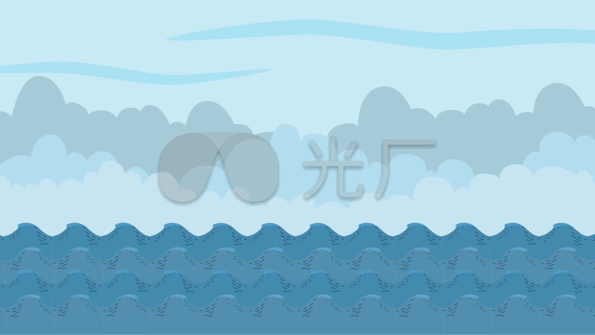 海洋元素mg动画_ae模板下载(编号:2986023)_ae模板_vj