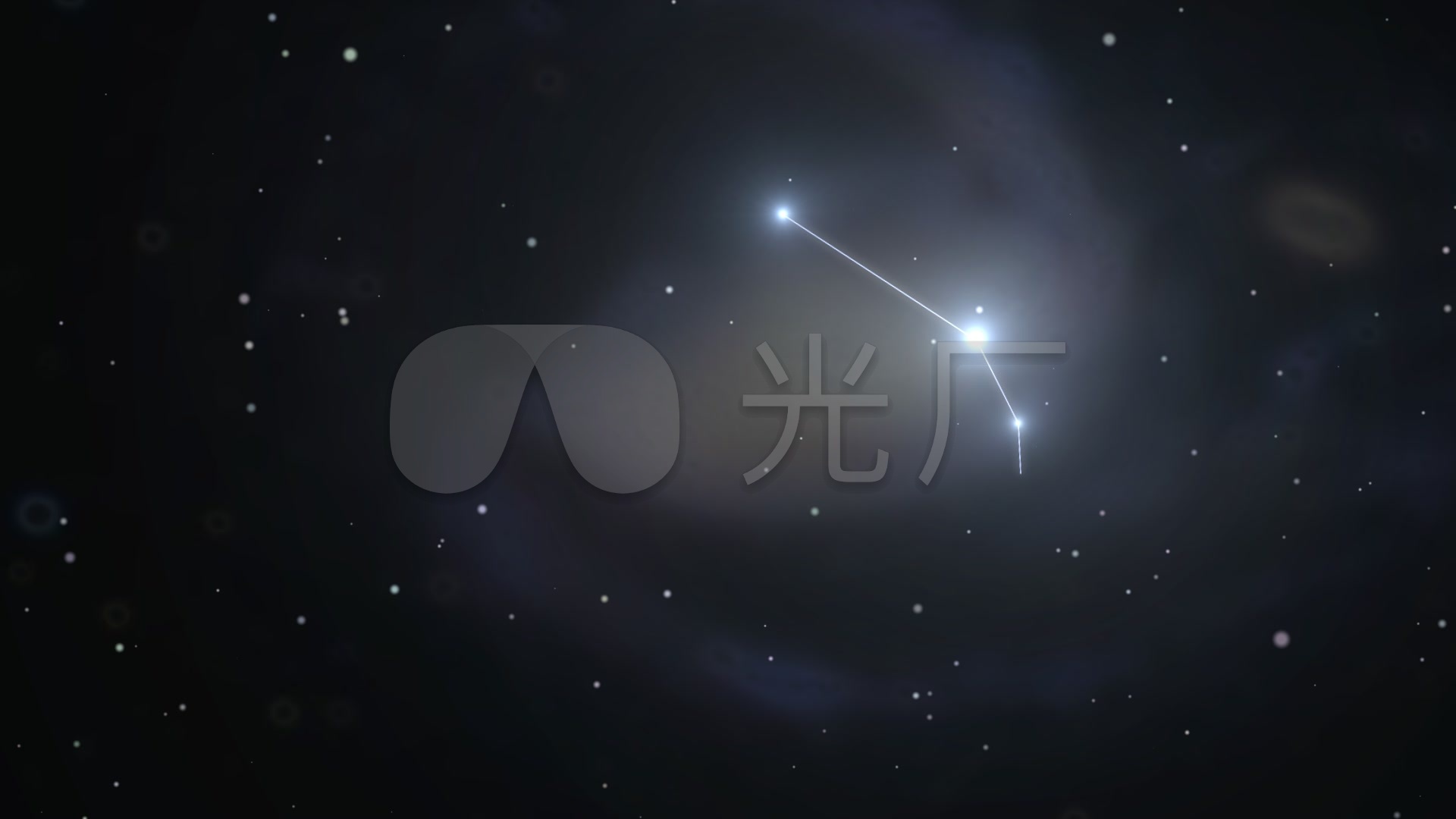 十二星座白羊座星座连线动画