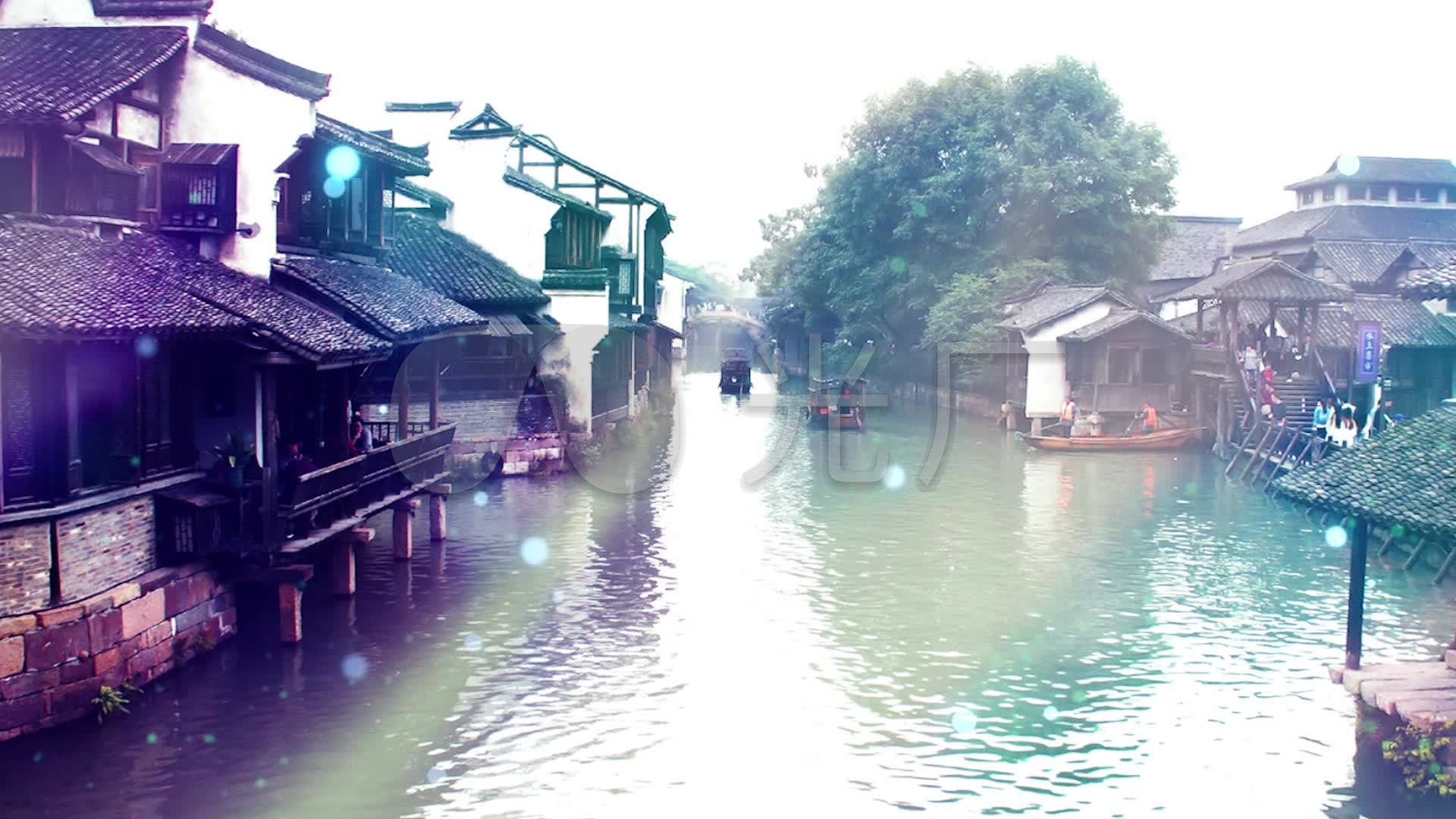 视频素材 舞台背景 配乐歌舞 歌曲《梦里水乡》配乐成品 来自视频原始