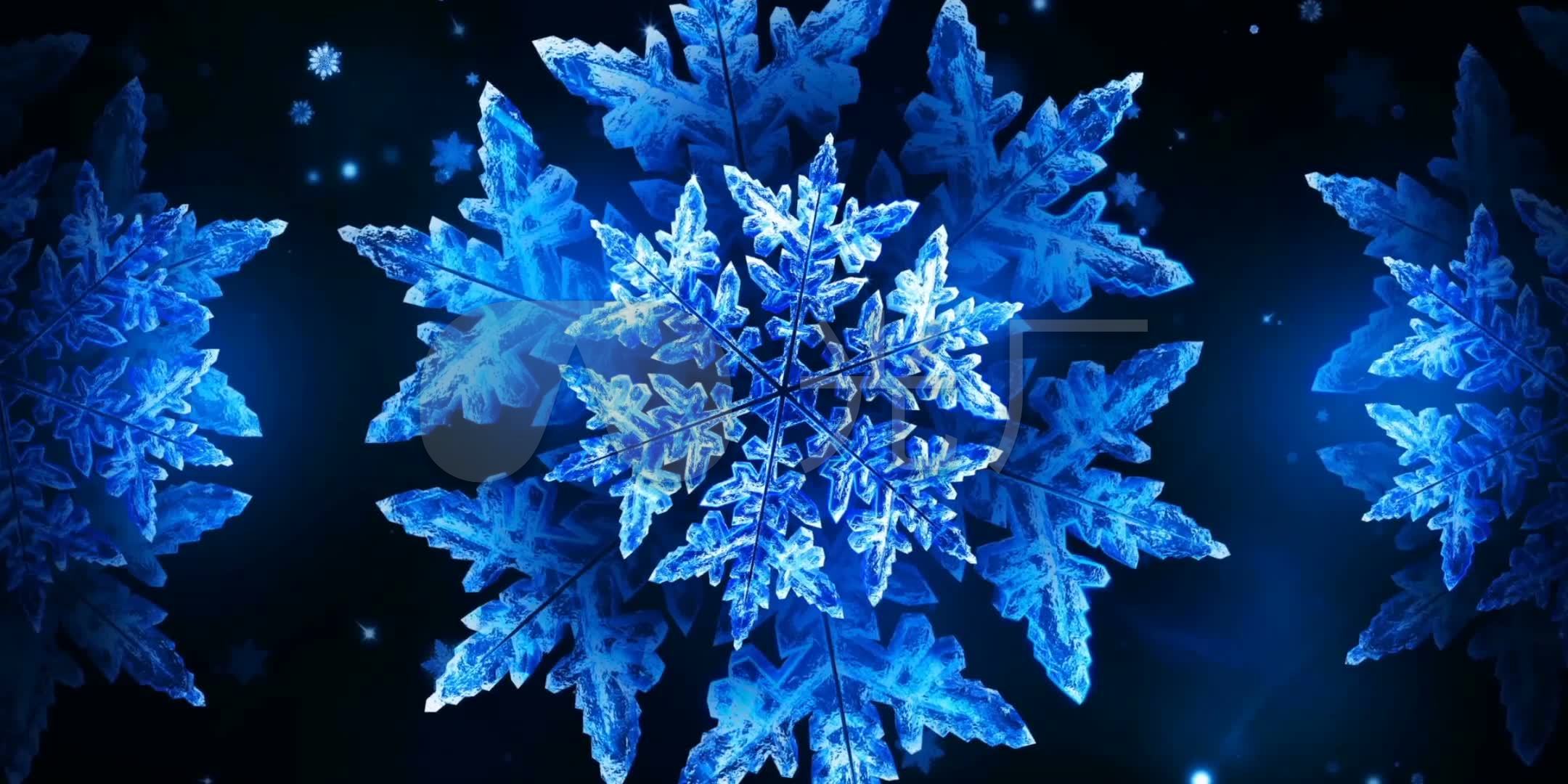 雪花冰晶_2160x1080_高清视频素材下载(编号:2990667)