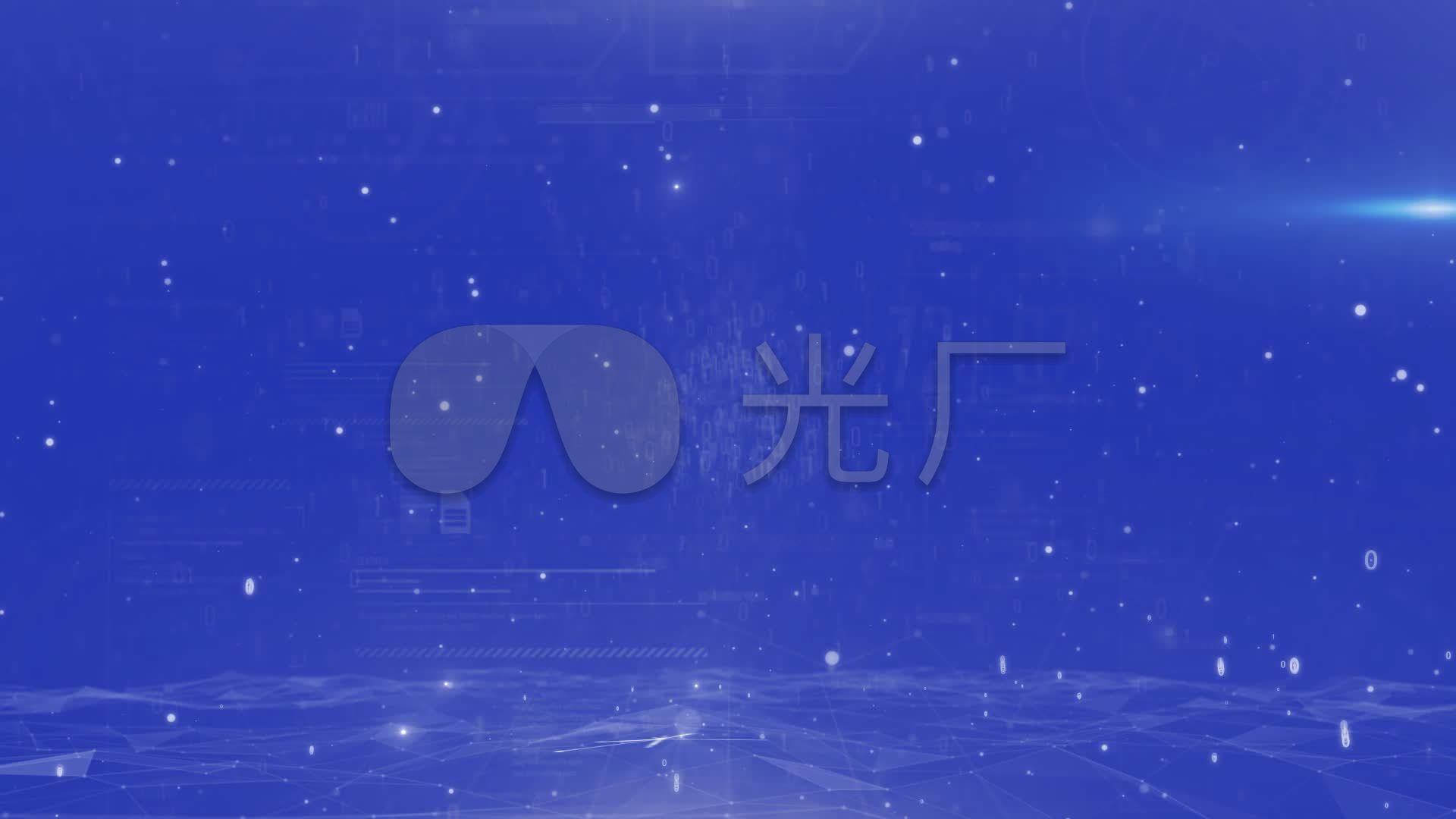 警察公安蓝色科技图文展示
