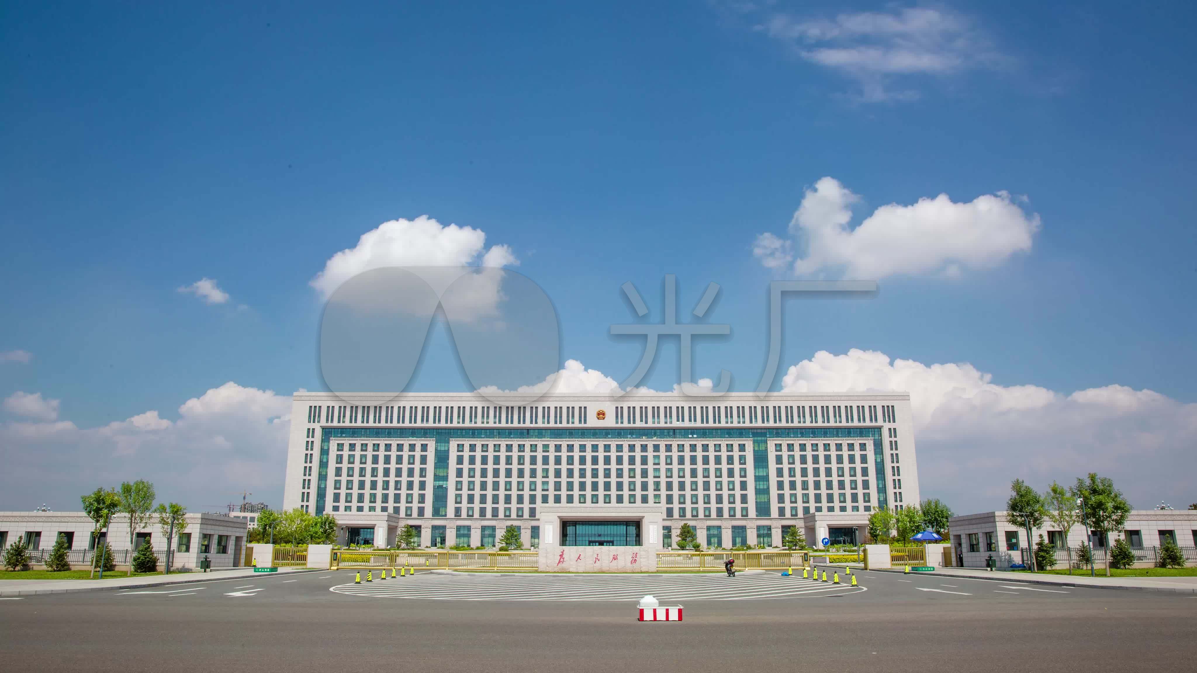 市委市政府办公大楼党政大楼延时