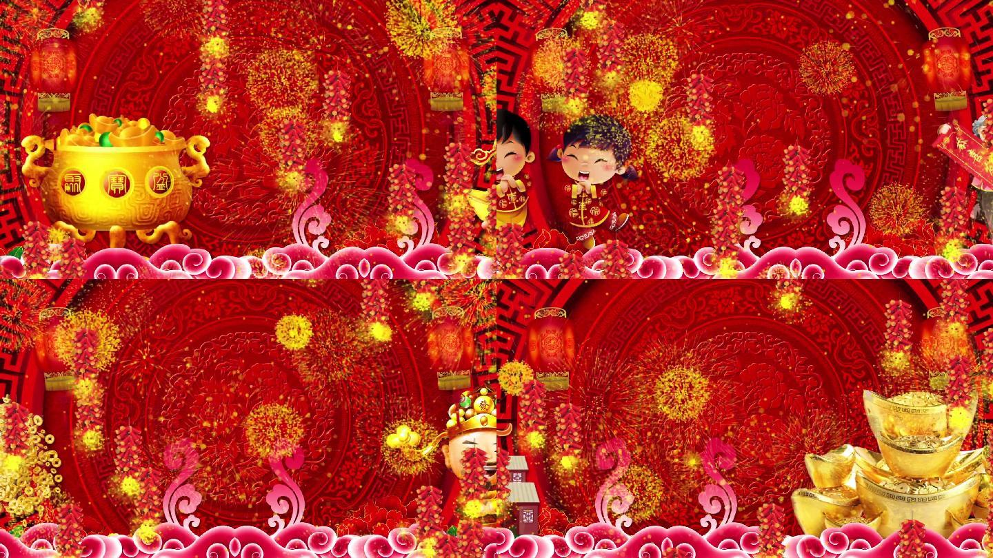 歌曲刘德华恭喜发财led背景