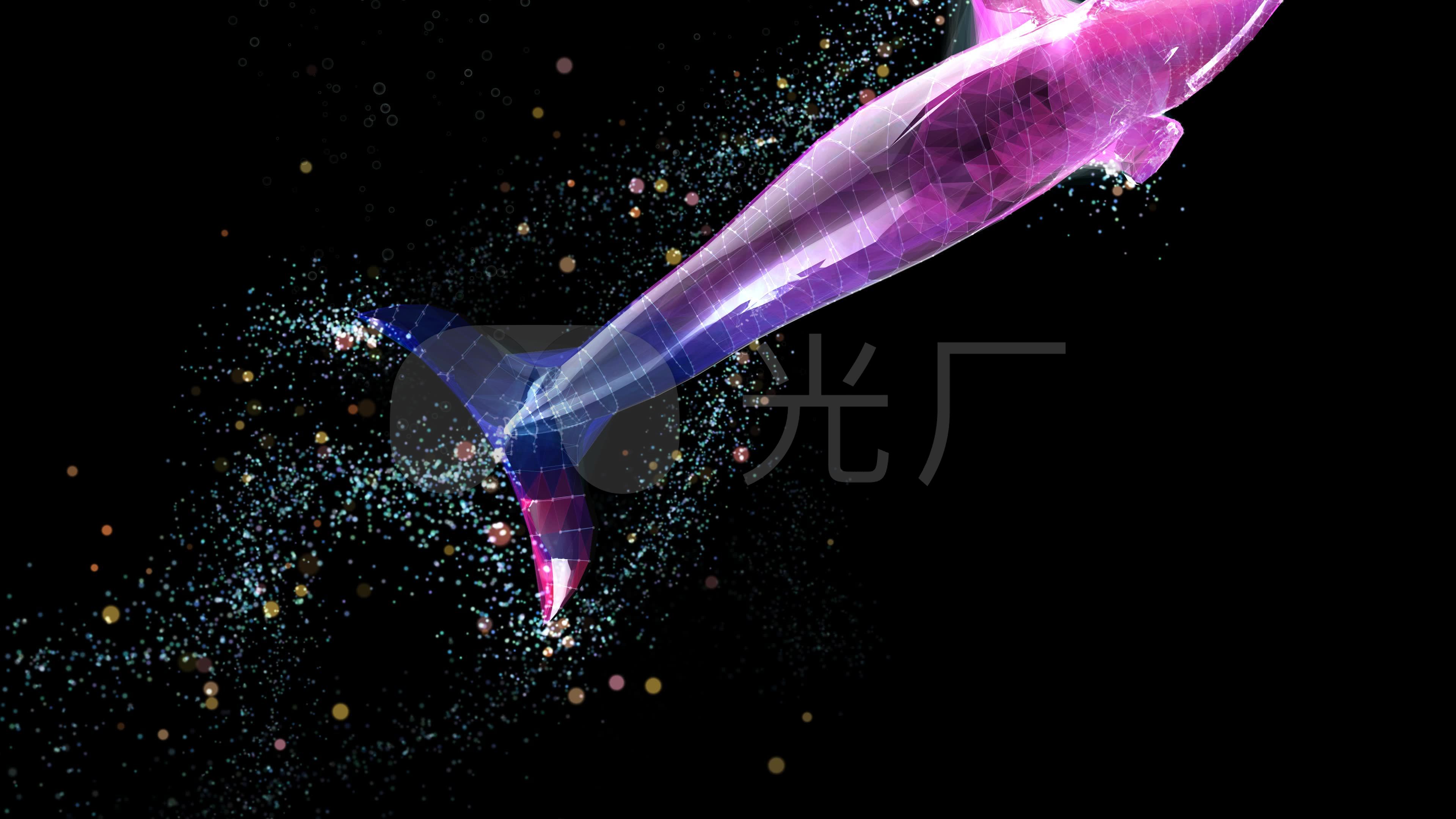 鲸鱼(带通道)_3840x2160_高清视频素材下载(编号:3004642)_影视包装