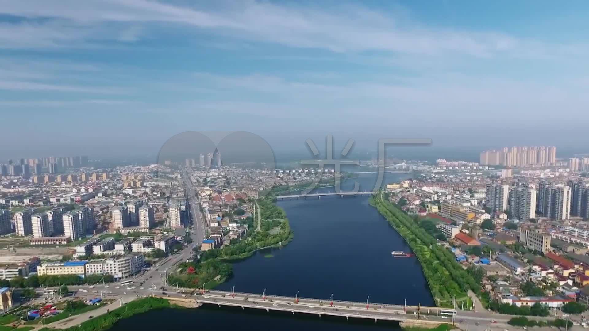 安徽亳州风景建筑航拍人文景点华佗塑像_1920x1080