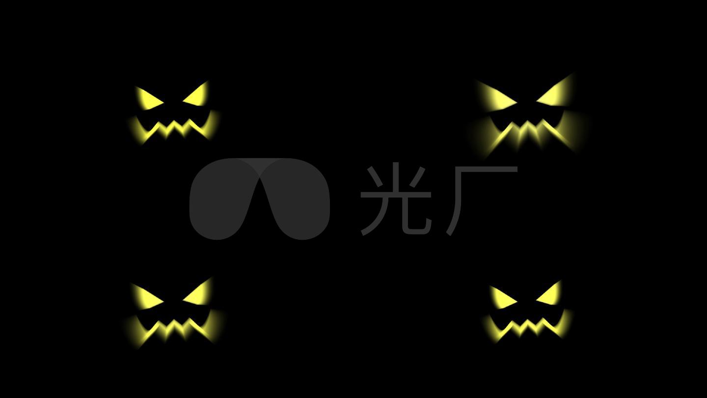 黑暗中的眼睛眼睛黑暗鬼眼鬼眼视频发光的眼睛双眼野兽眼睛万圣节