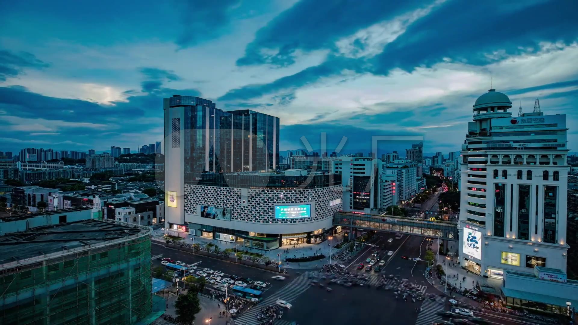 福建福州东街口延时摄影福州宣传片福建经济