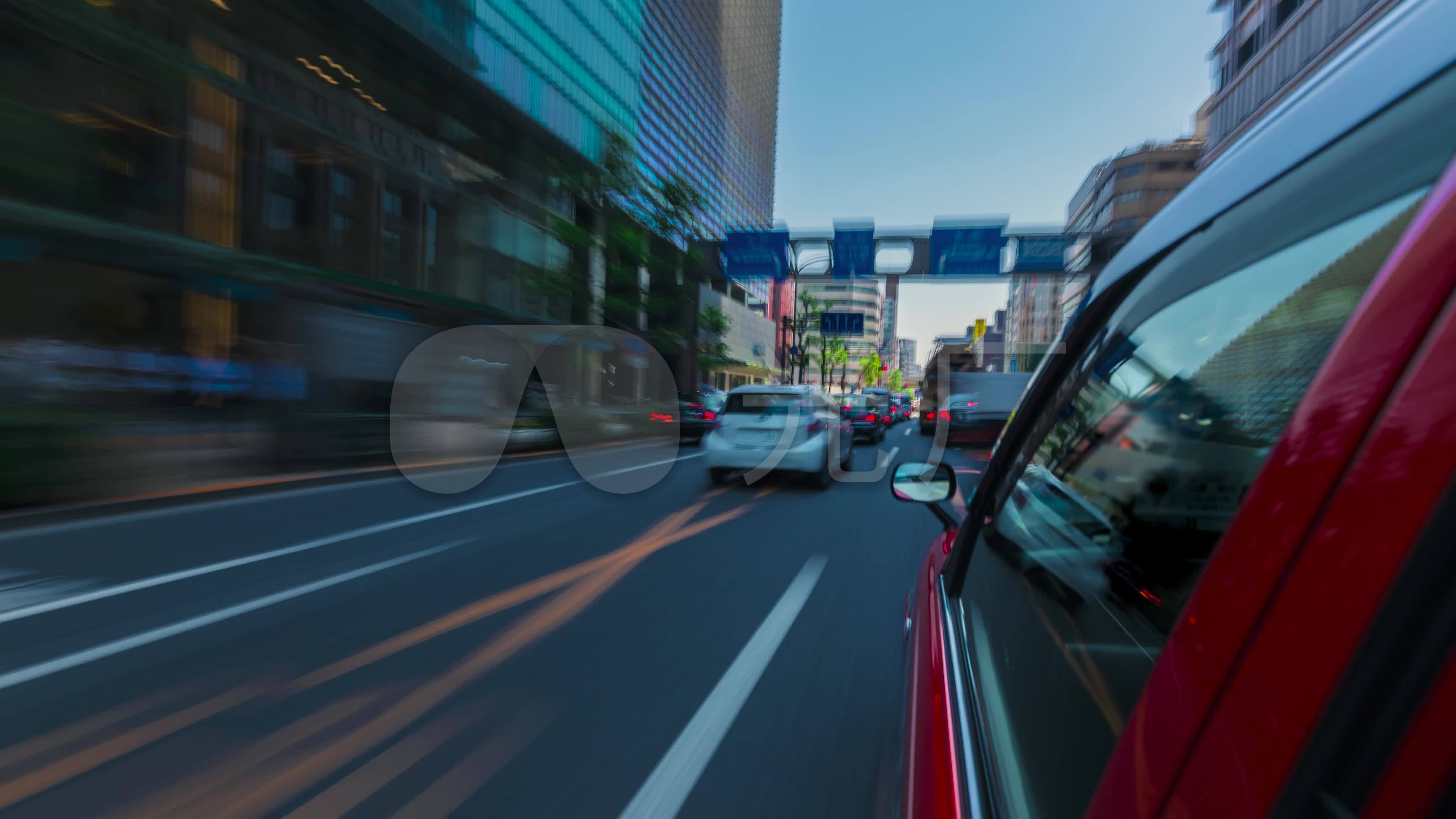 城市道路城市穿梭汽车路跑_4096x2304_高清视频素材下载(编号:3013532