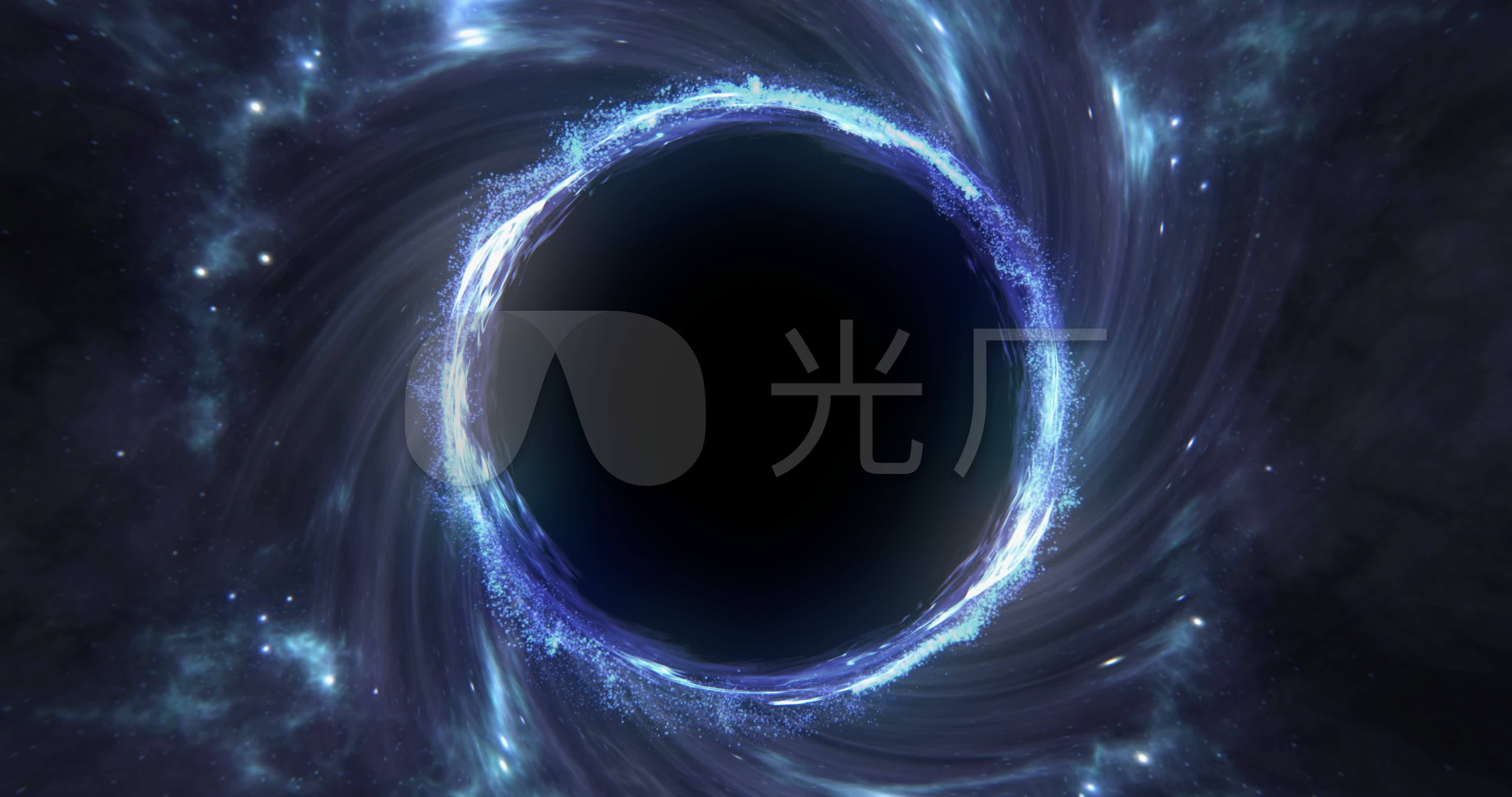 4k循环宇宙漩涡黑洞背景_4096x2160_高清视频素材下载
