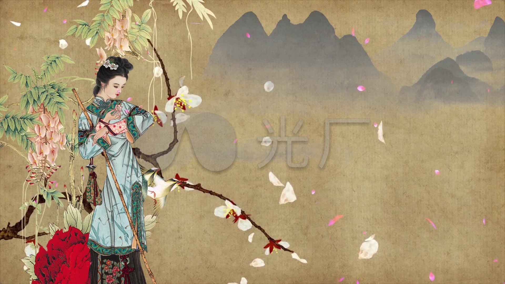 黄梅戏配乐成品_1920x1080_高清视频素材下载(编号:3021720)_舞台背景