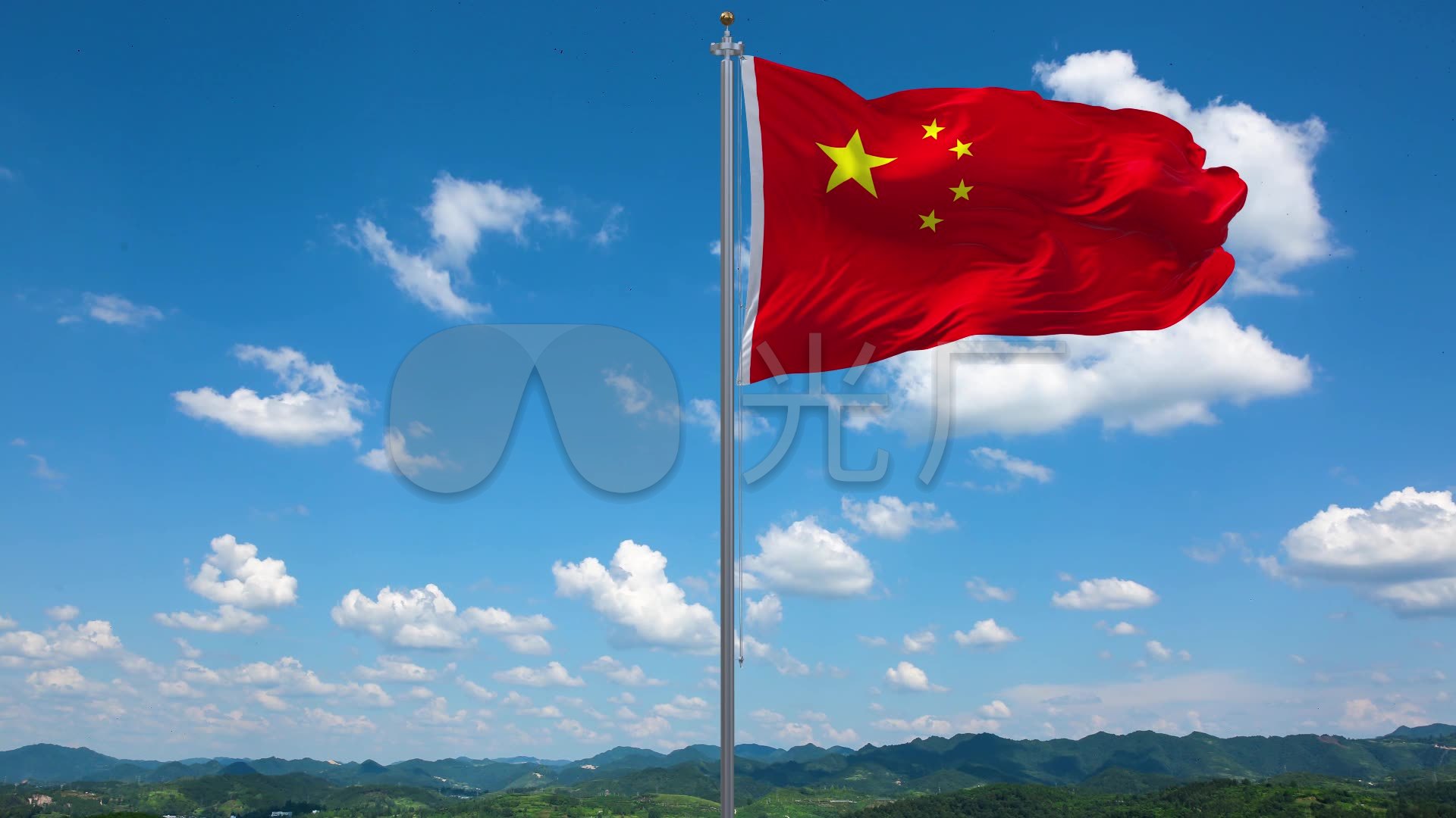 大会前奏国歌升国旗_1920x1080_高清视频素材下载(:)