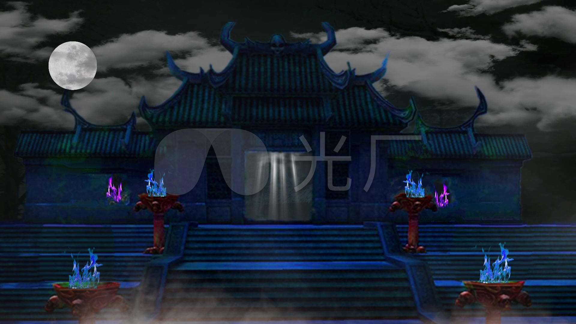 鬼门关阎王殿阎罗殿_1920x1080_高清视频素材下载(:)