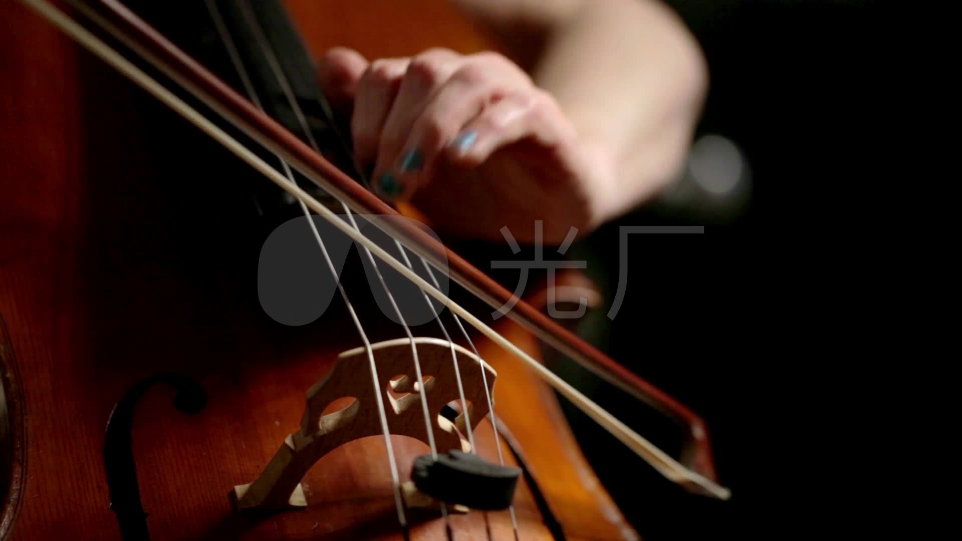 艺术表演演绎名曲拉大提琴_1920x1080_高清视频素材