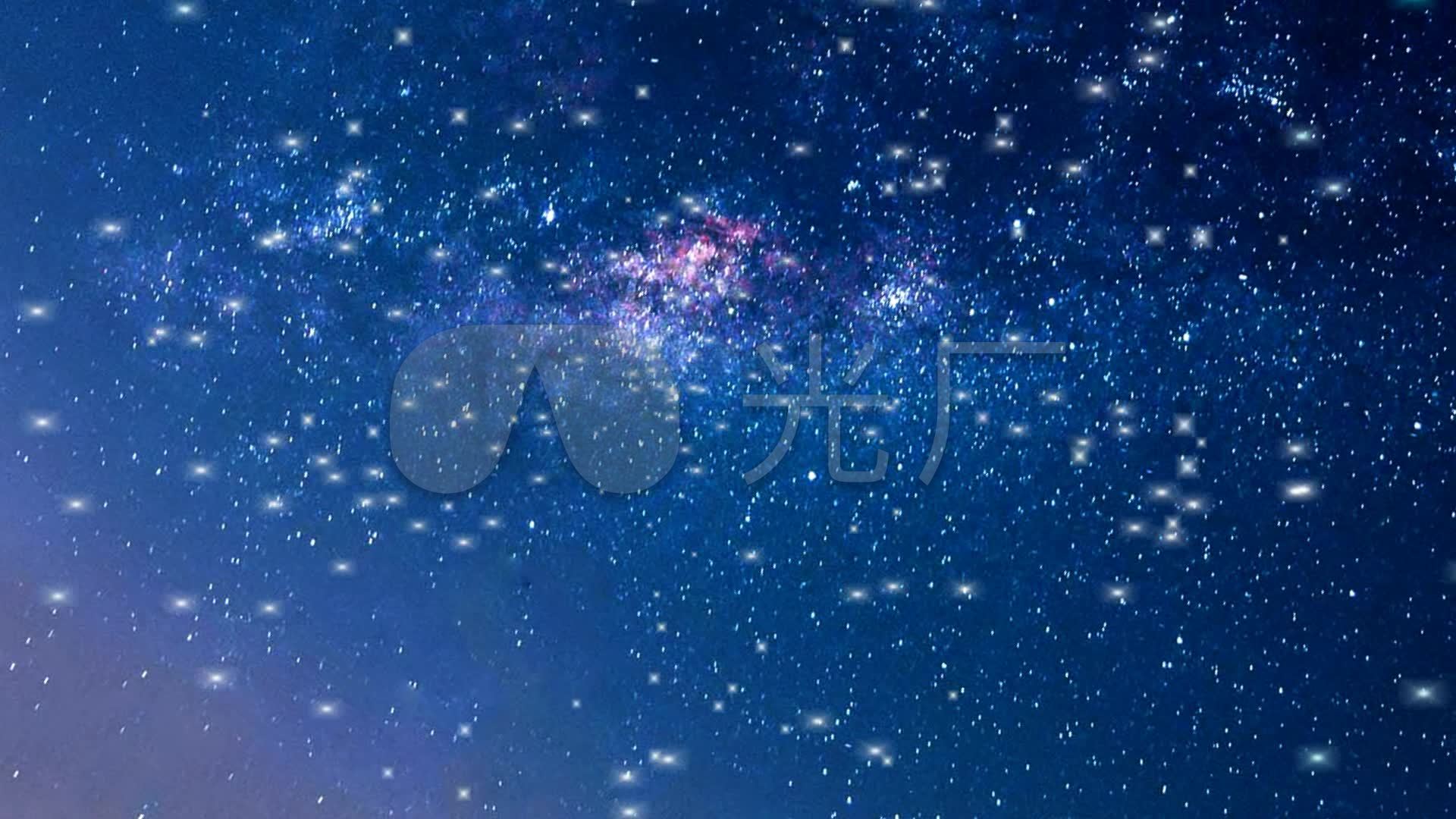 原创星空梦幻星辰粒子光影_1920x1080_高清视频素材下载(编号:3025063