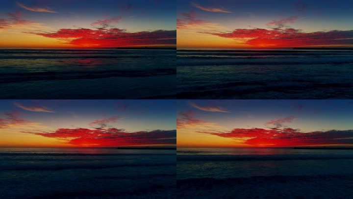 4k海边晚霞_3840x2160_高清视频素材下载(编号:3031039)_实拍视频_vj