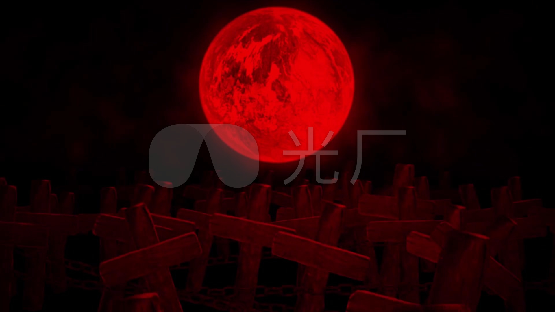 血红的月亮_1920x1080_高清视频素材下载(编号:)_舞台