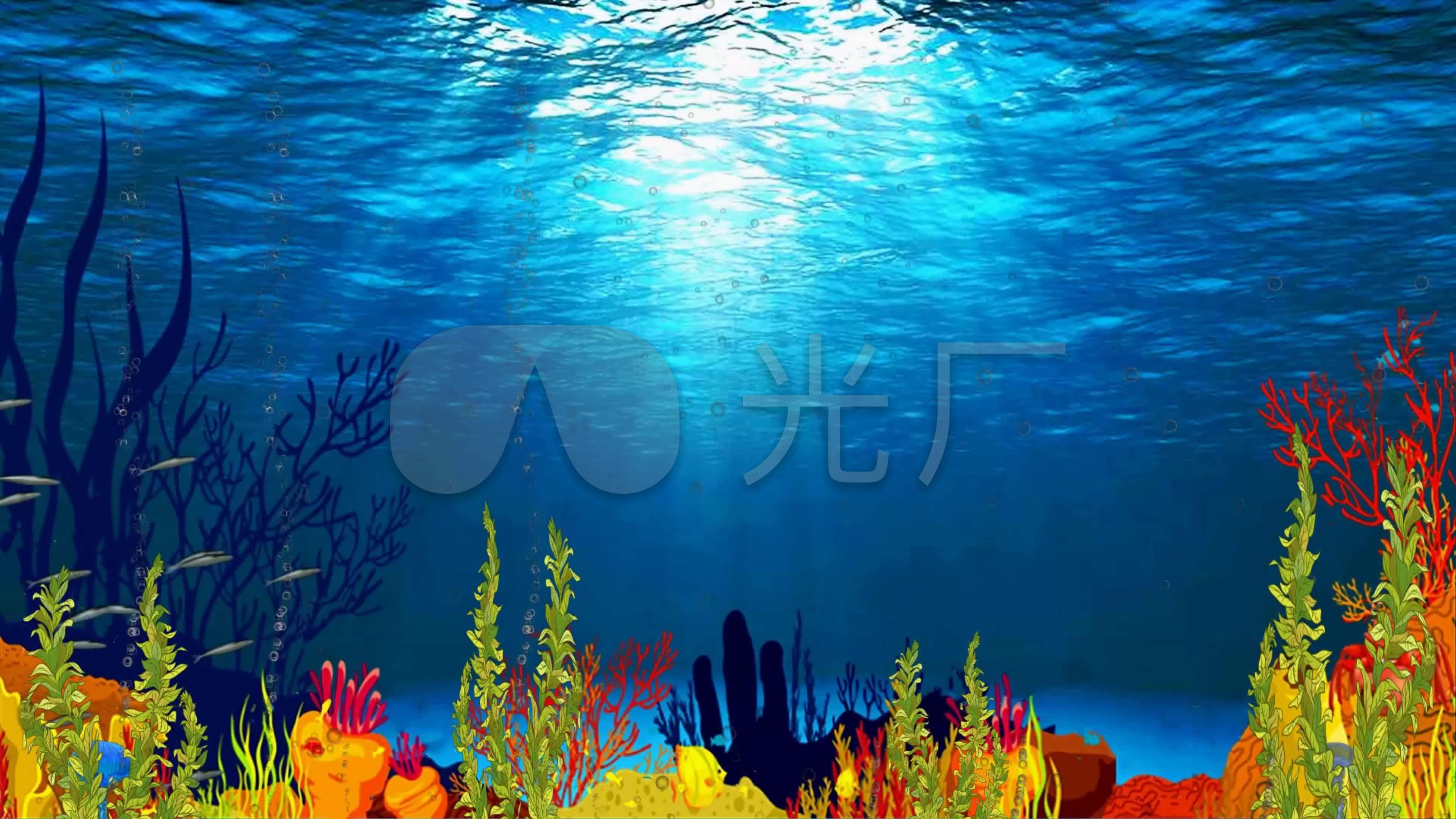 海洋世界龙宫水族馆背景