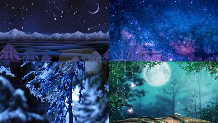 冯志南方的夜董卿版led背景视频