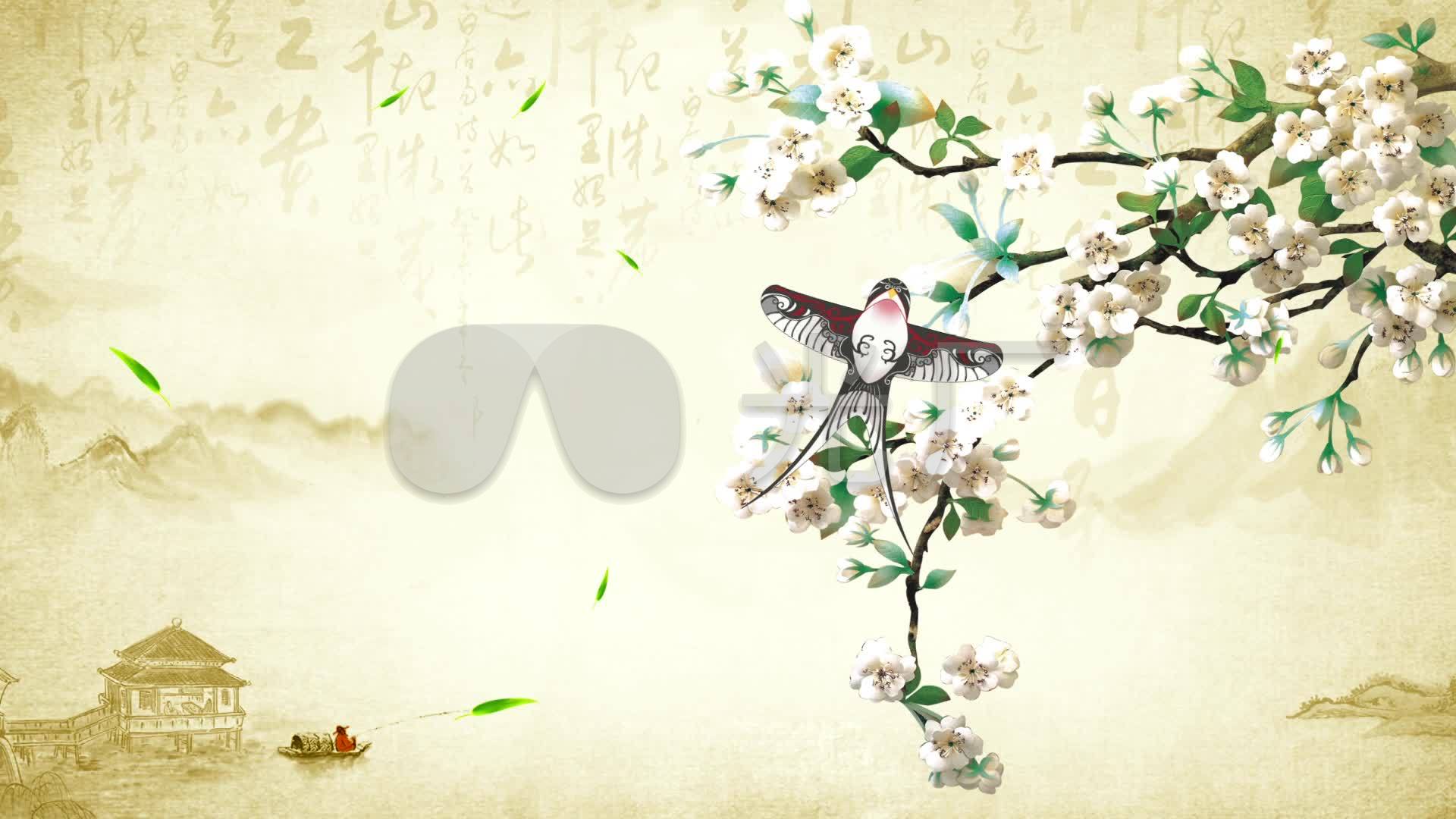 视频素材 舞台背景 配乐歌舞 张杰张靓颖《燕归巢》歌曲配乐 来自视频