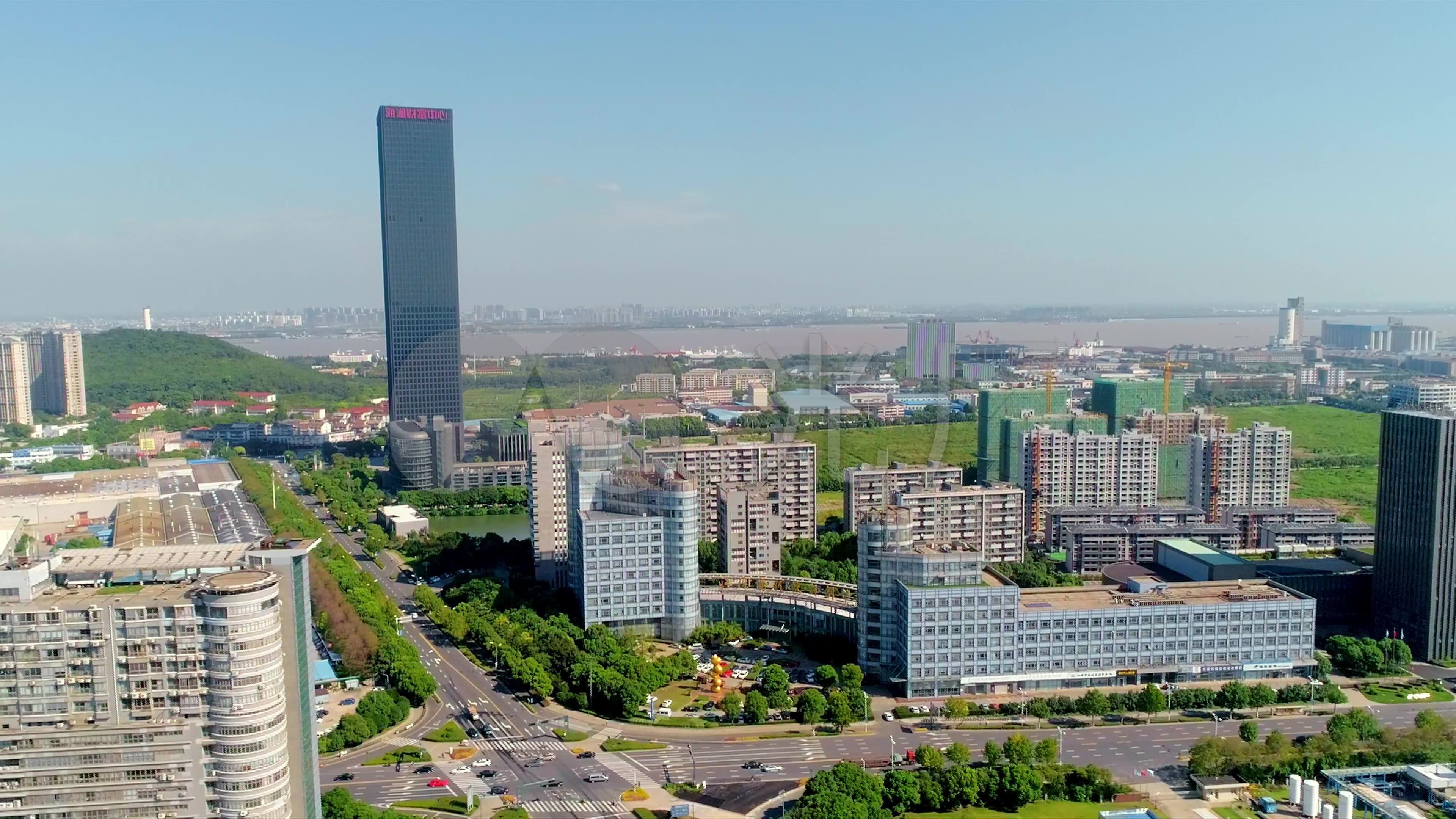4k_江阴城市航拍