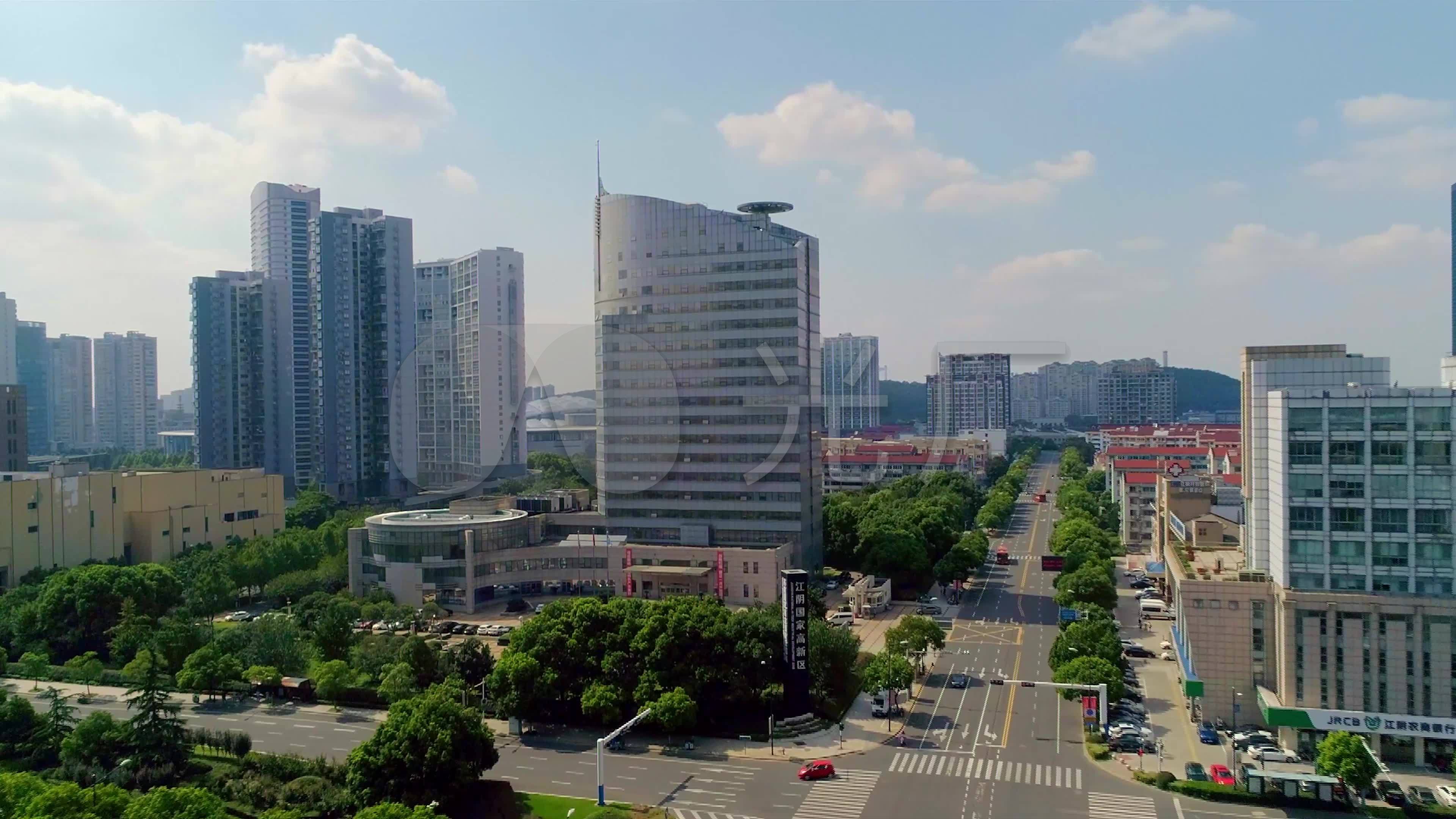 4k_江阴城市航拍