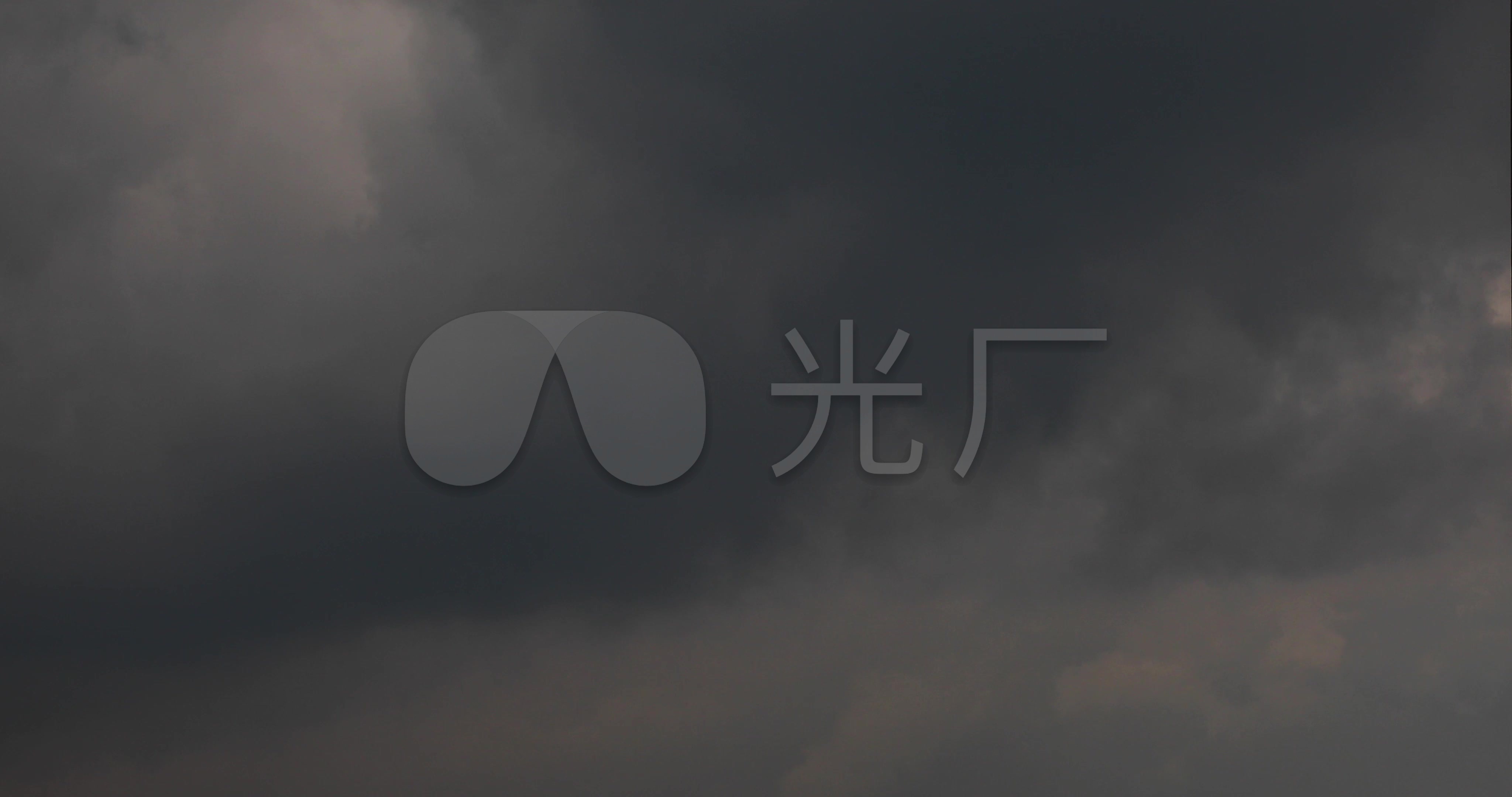 4k阴云密布云层移动云天空云层