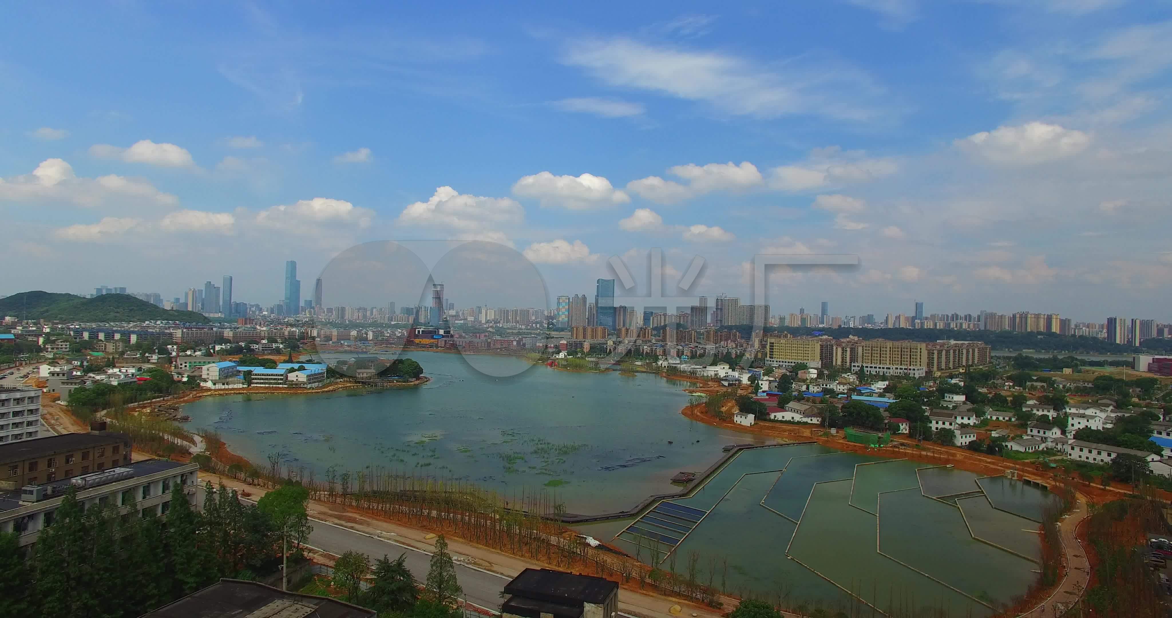 湖南长沙后湖艺术中心长沙后湖艺术_4096x2160_高清视频素材下载(编号