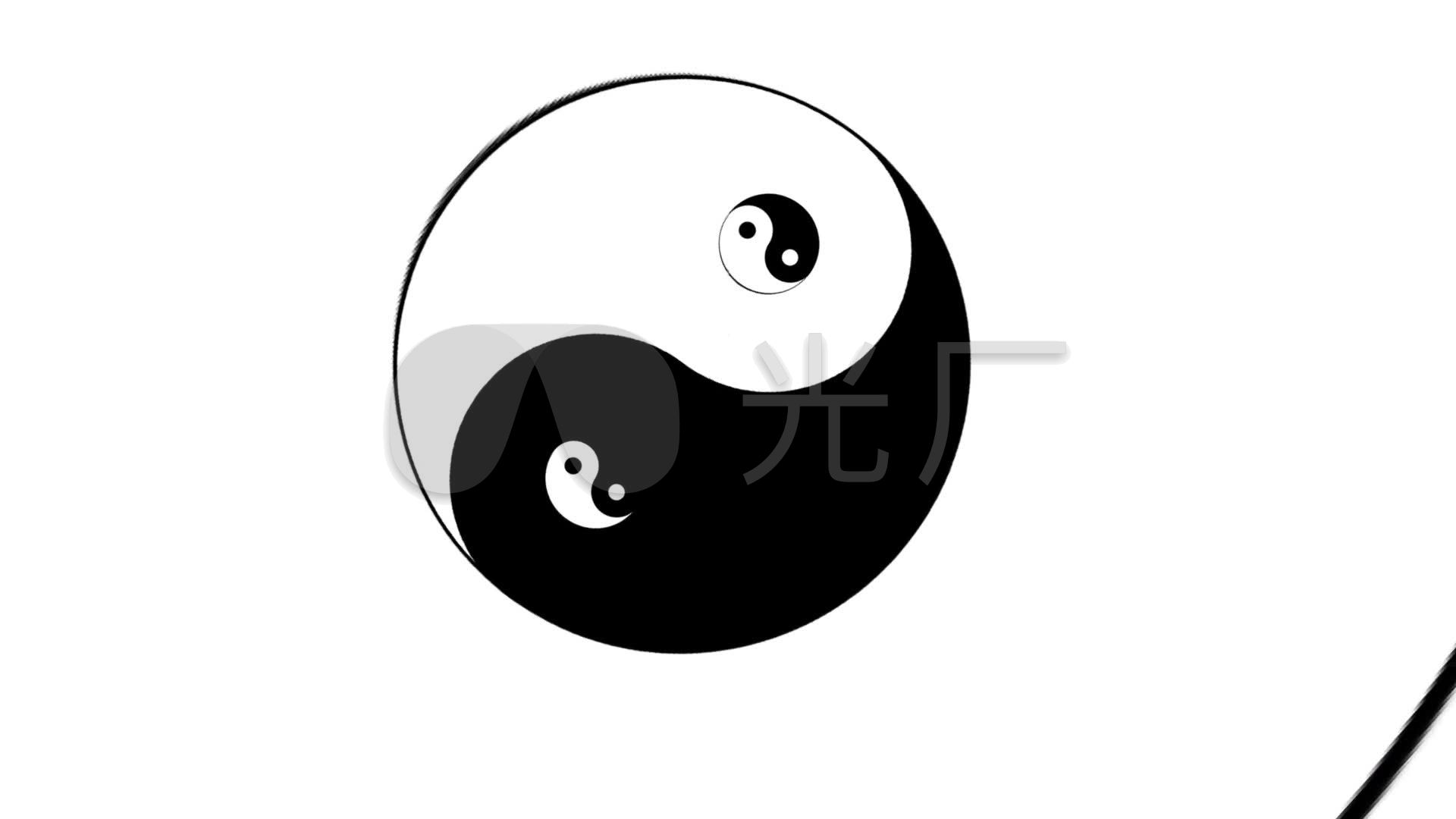 黑白太极八卦视频_1920x1080_高清视频素材下载(编号:3063760)_舞台