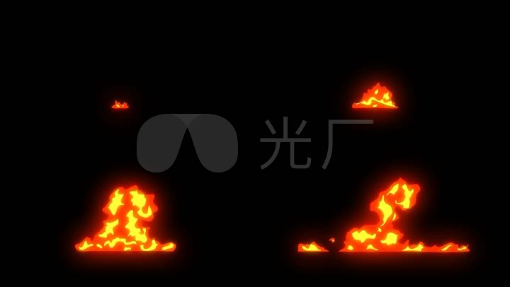 爆炸火焰火花火特效综艺节目