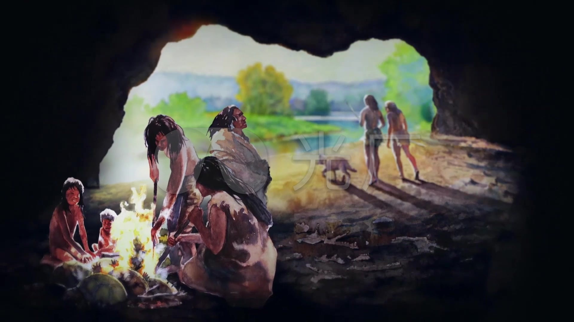 原始人进化变迁生活历史