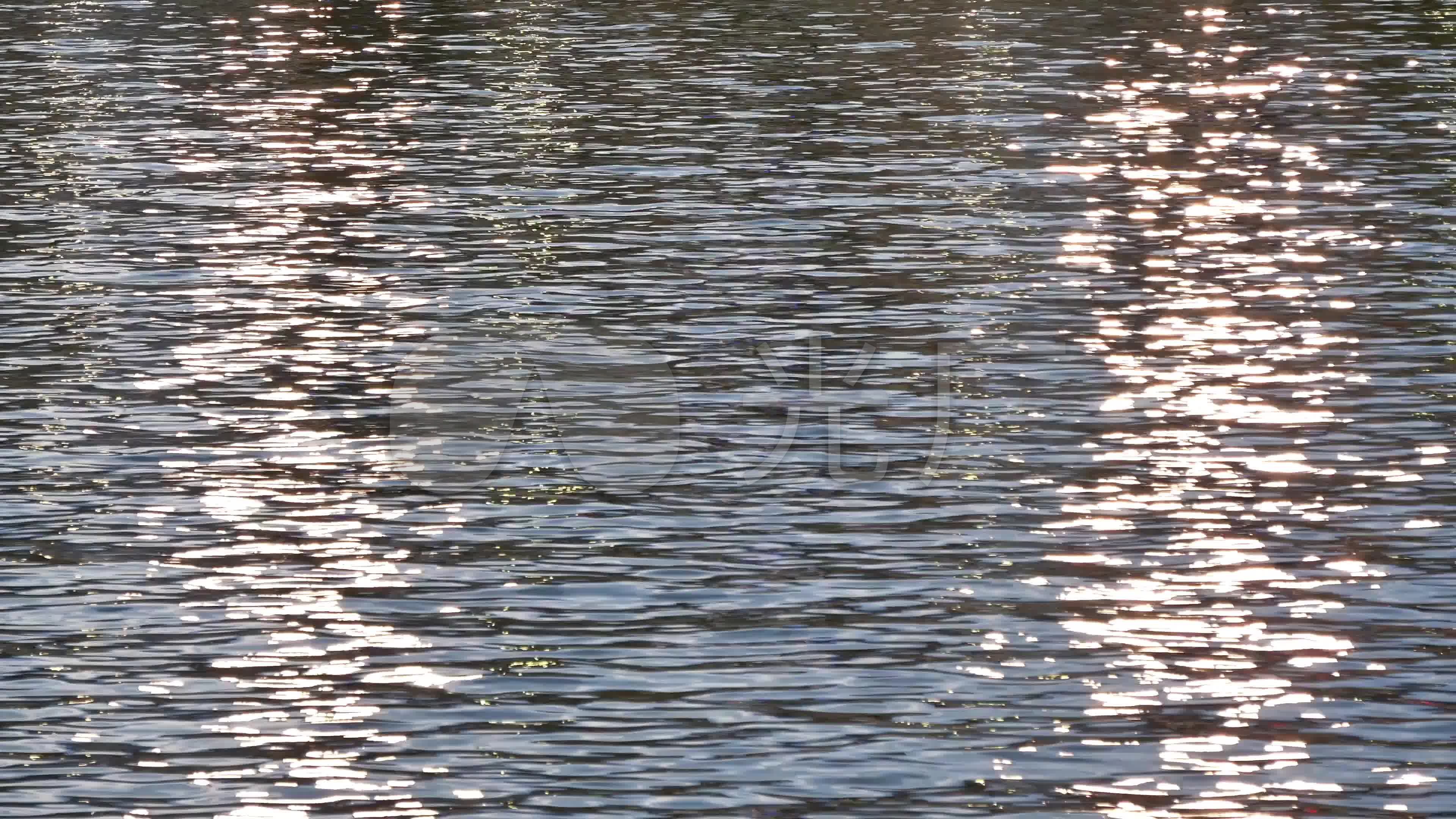 水波荡漾波光粼粼水面湖面_3840x2160_高清视频素材